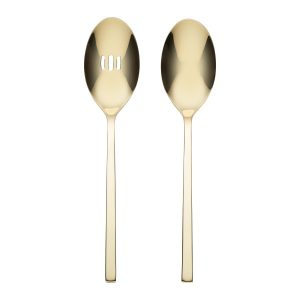 Allay Champagne 2 Piece Serving Spoons