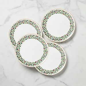 Evergreen Dinner Plates - Set of 4
