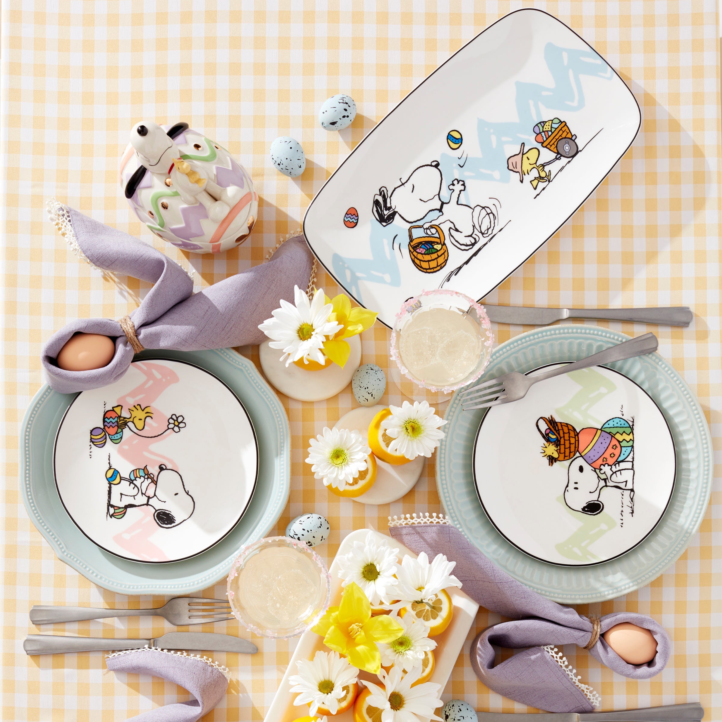 Snoopy Easter Hors d'Oeuvre Tray - Image 3