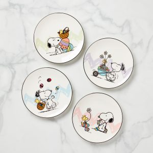 Snoopy Easter Accent Plates - Set of 4