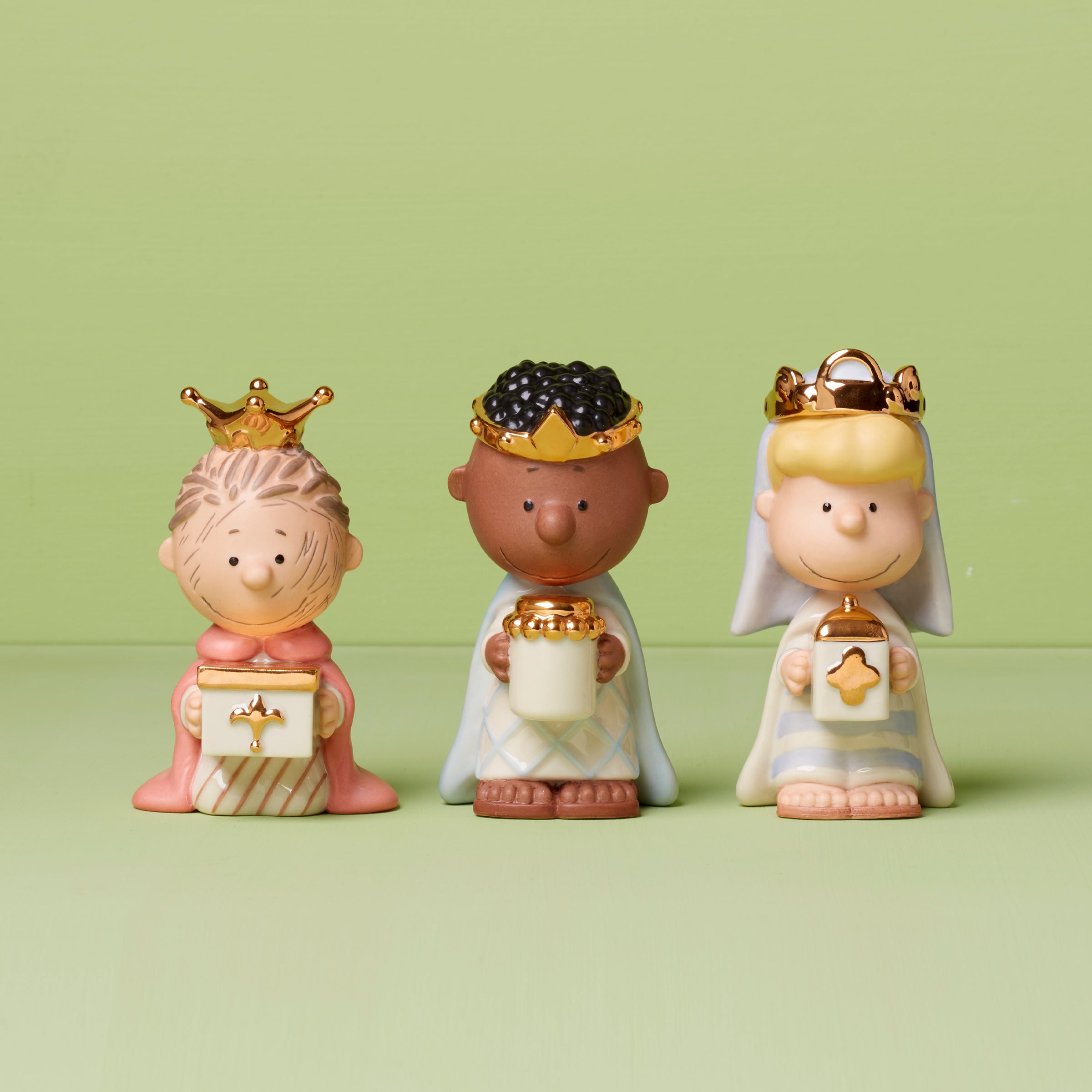Peanuts Christmas Pageant 3 Kings Figurine