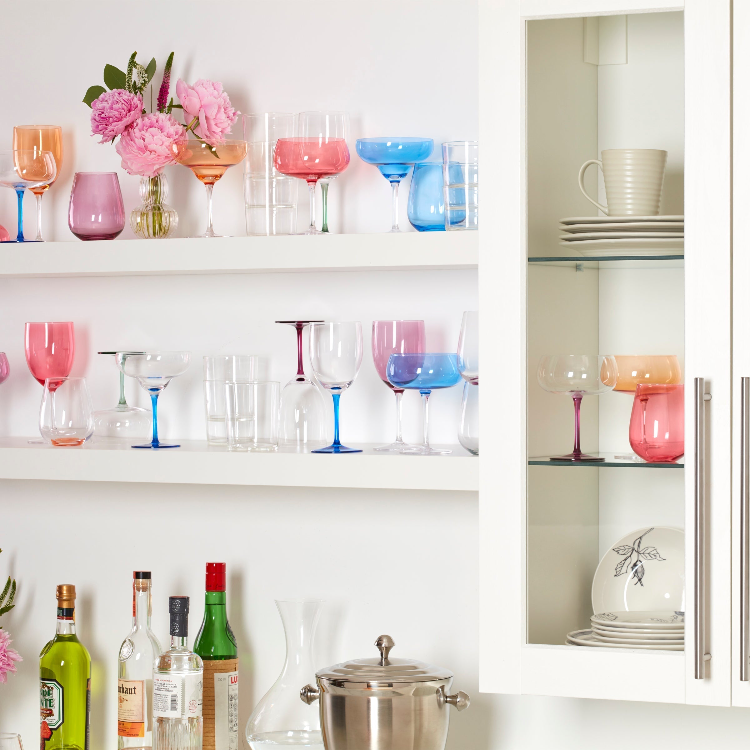 Bottoms Up Wine Glasses - Set Of 4 - Image 3