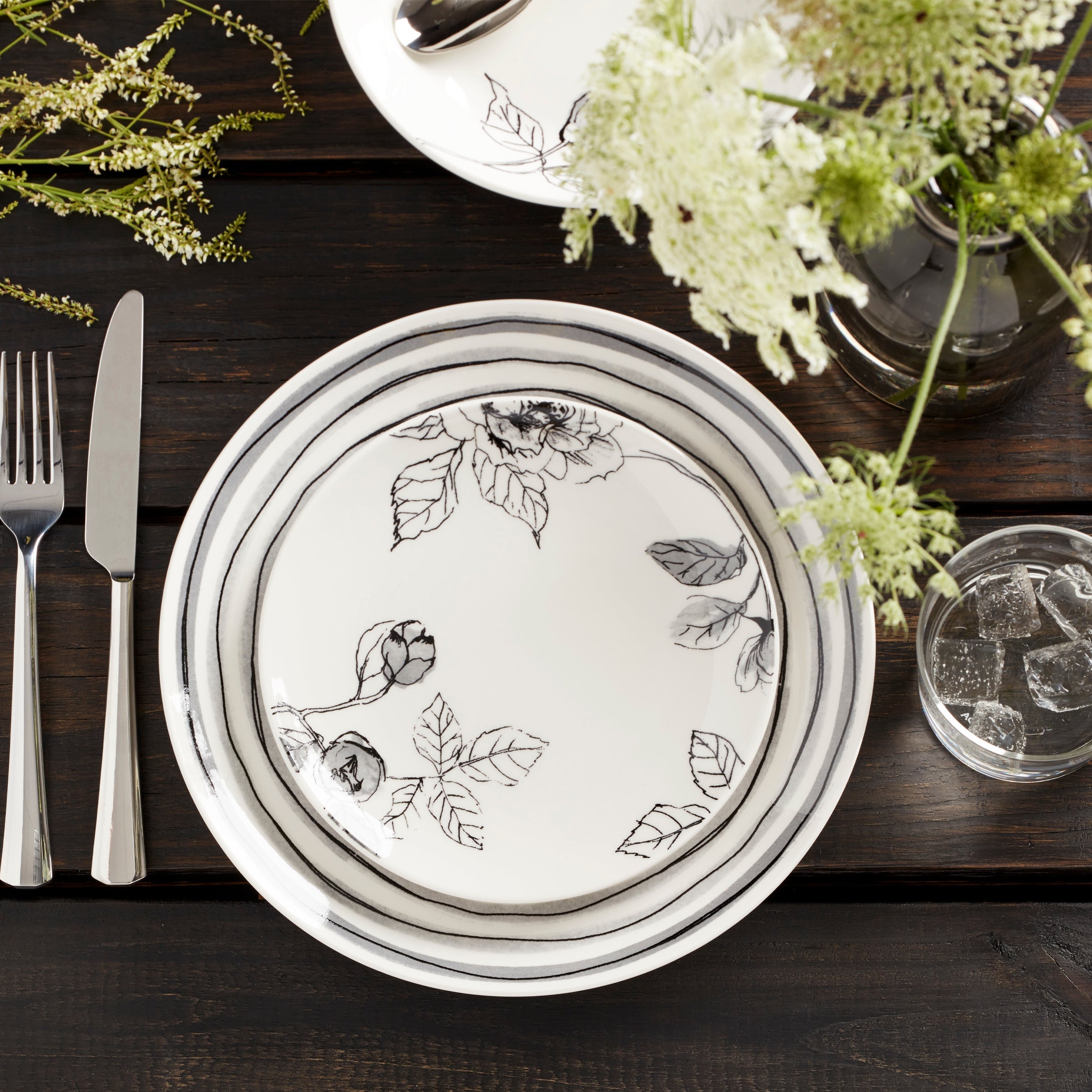 Sketchbook 12-Piece Dinnerware Set - Image 2