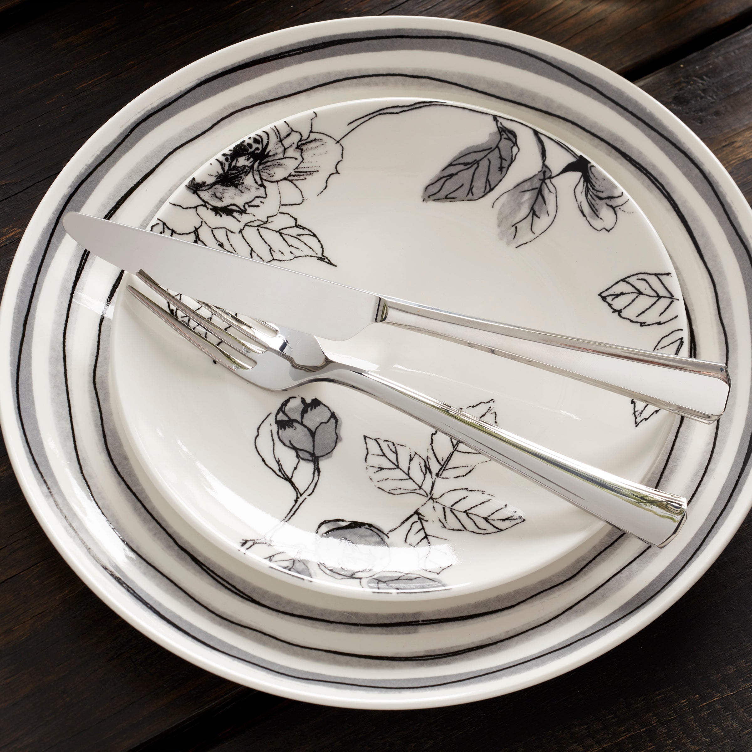 Sketchbook 12-Piece Dinnerware Set - Image 6