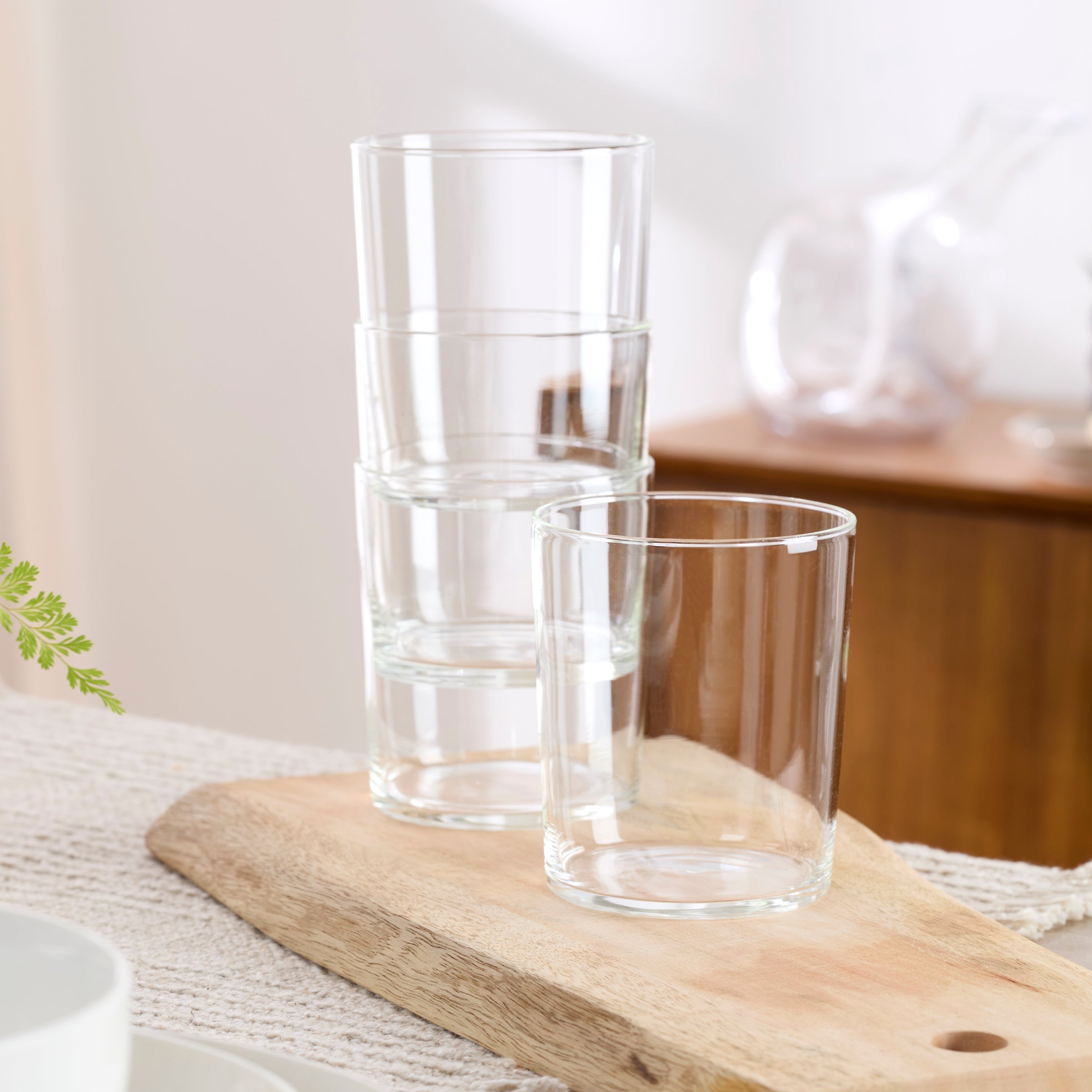 Stackables Clear Short & Tall Glasses - Set Of 12 - Image 2