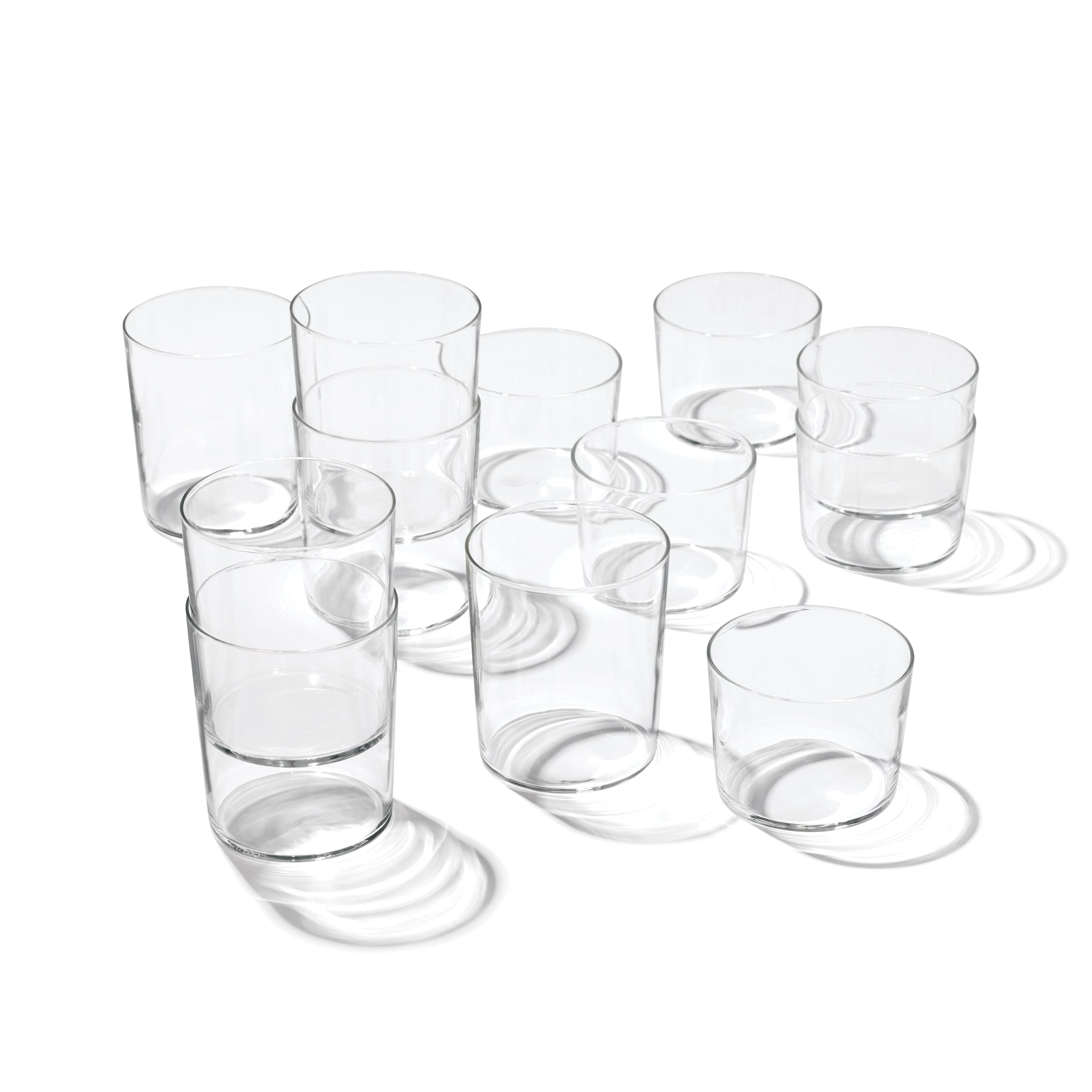 Stackables Clear Short & Tall Glasses - Set Of 12