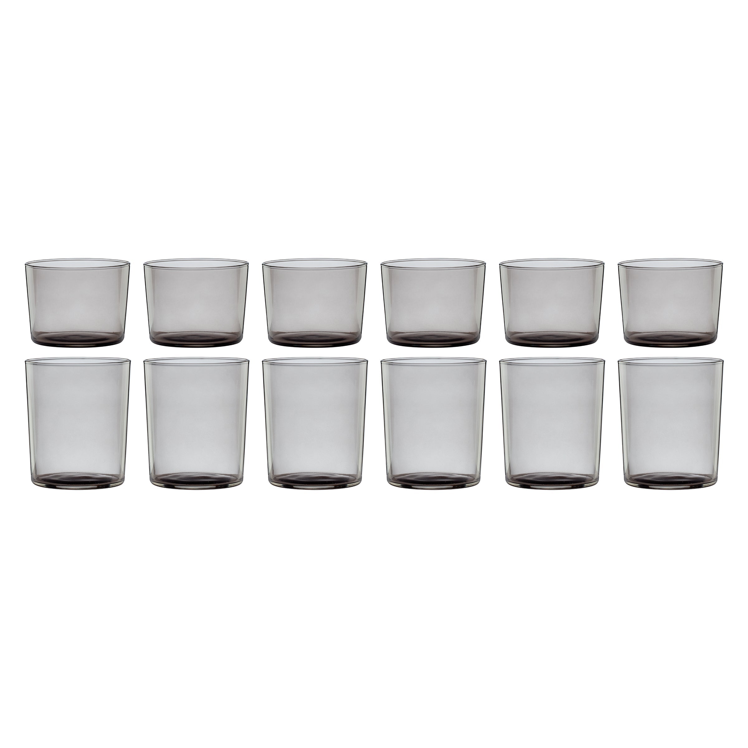Stackables Smoke Short & Tall Glasses - Set Of 12 - Image 2