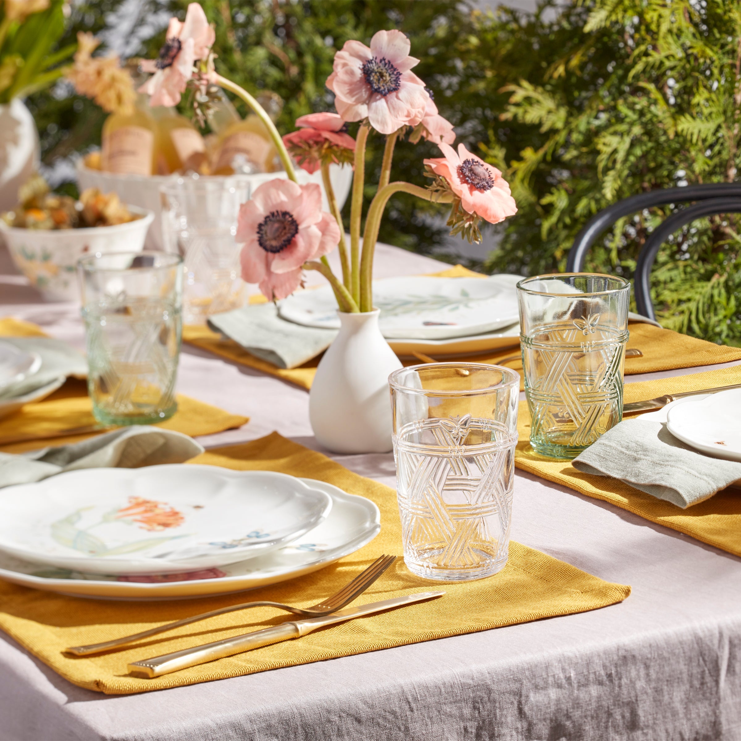 Butterfly Meadow Clear Tall Glasses - Set Of 4 - Image 3