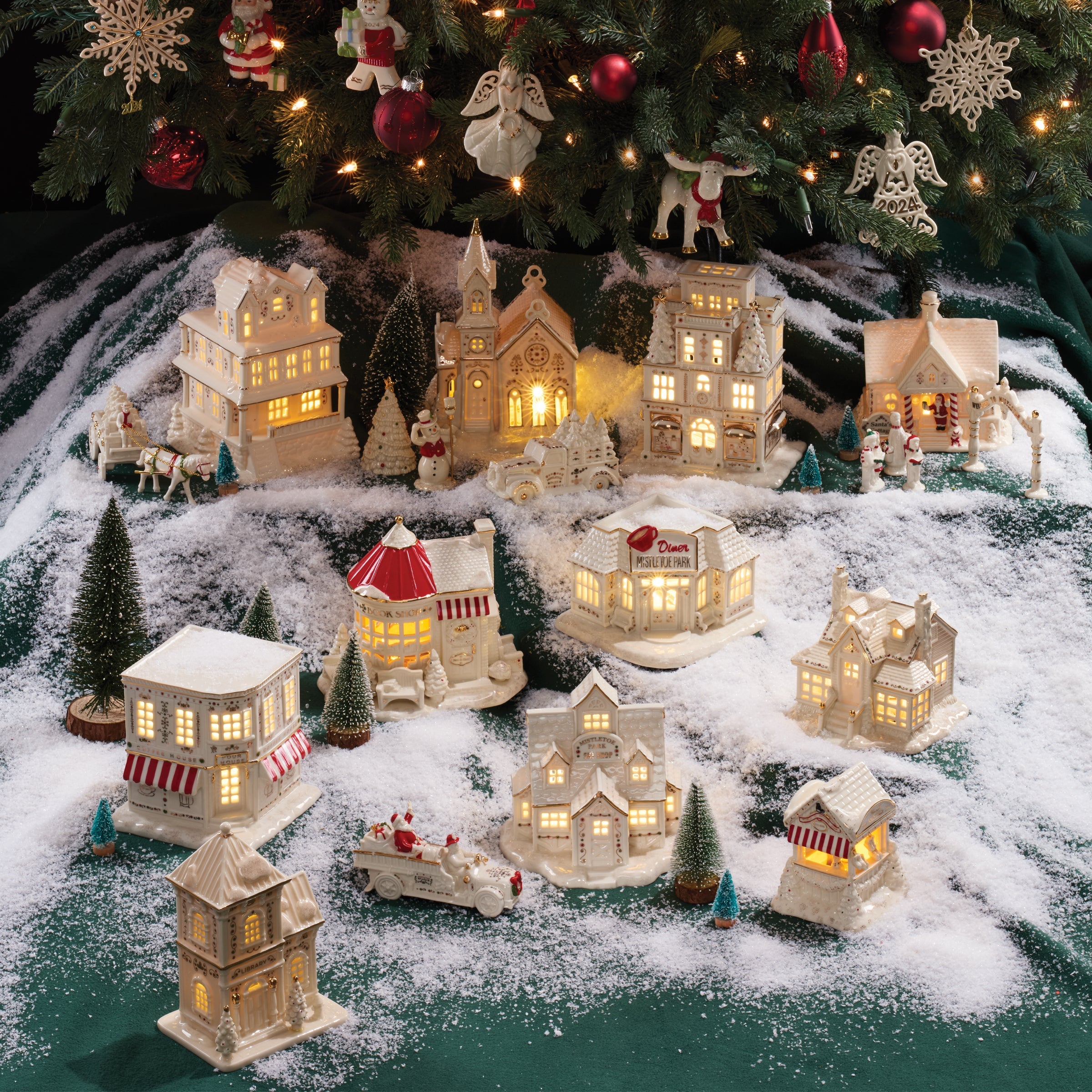 Mistletoe Park Light-Up Village Church Figurine - Image 3