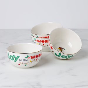 Snoopy Christmas All-Purpose Bowls - Set of 4
