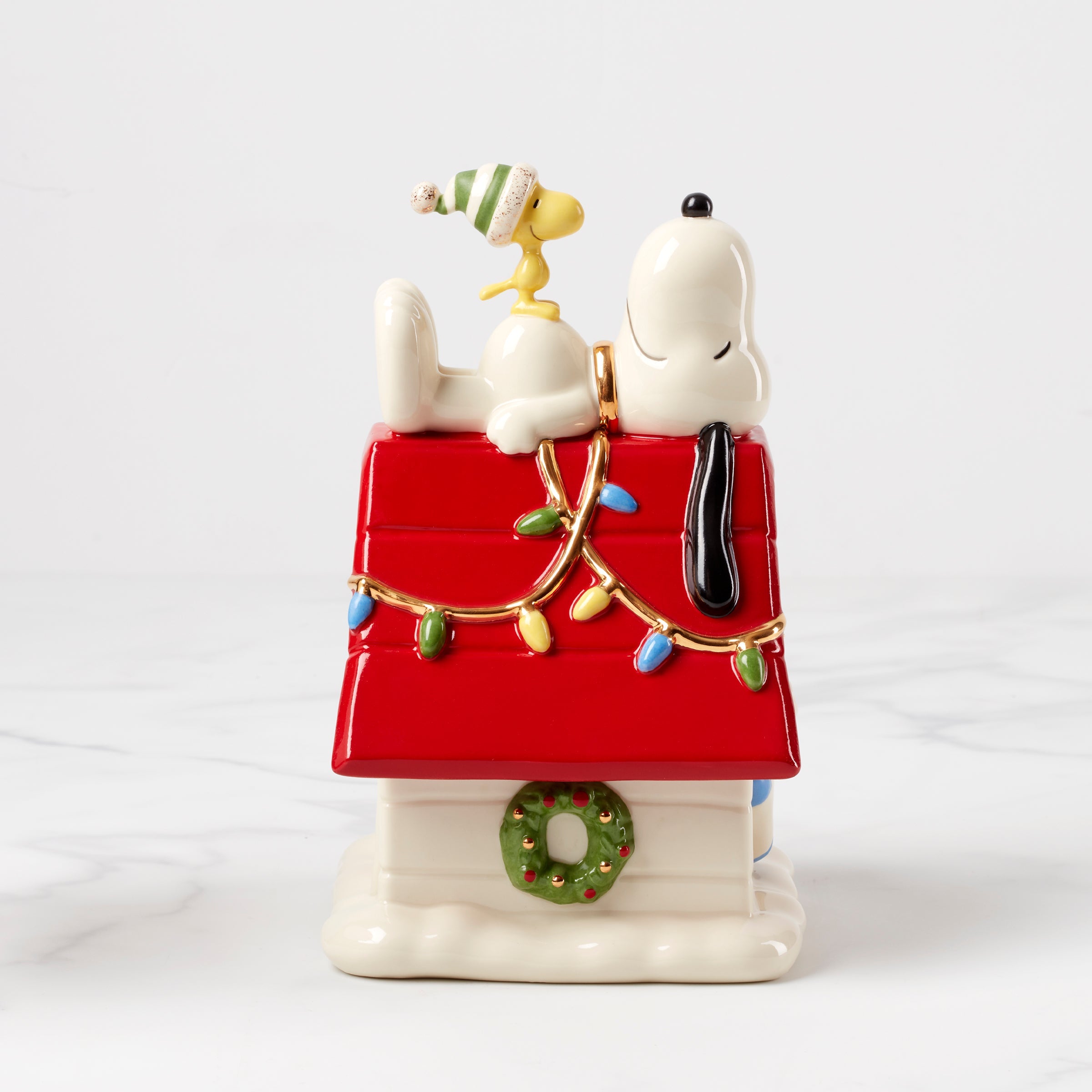 Snoopy Christmas Covered Candy Dish - Image 2