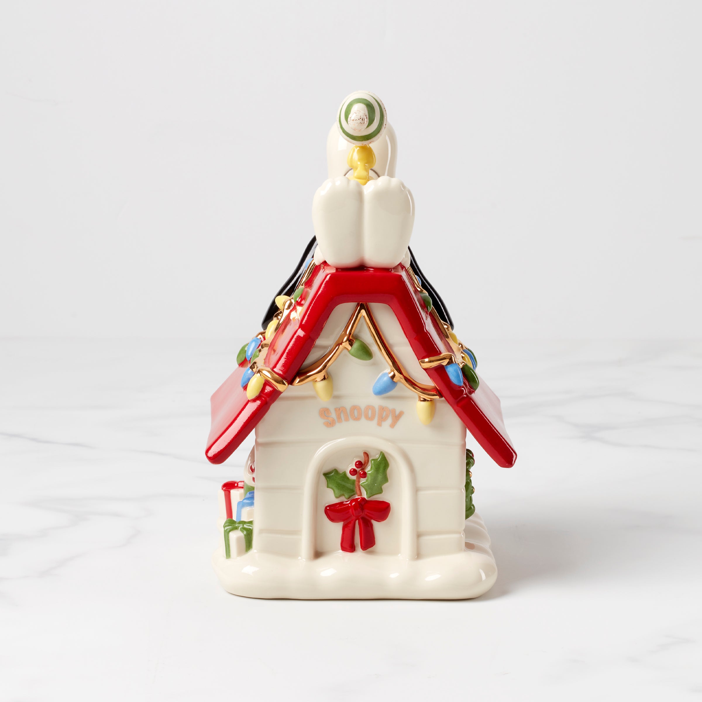 Snoopy Christmas Covered Candy Dish - Image 3
