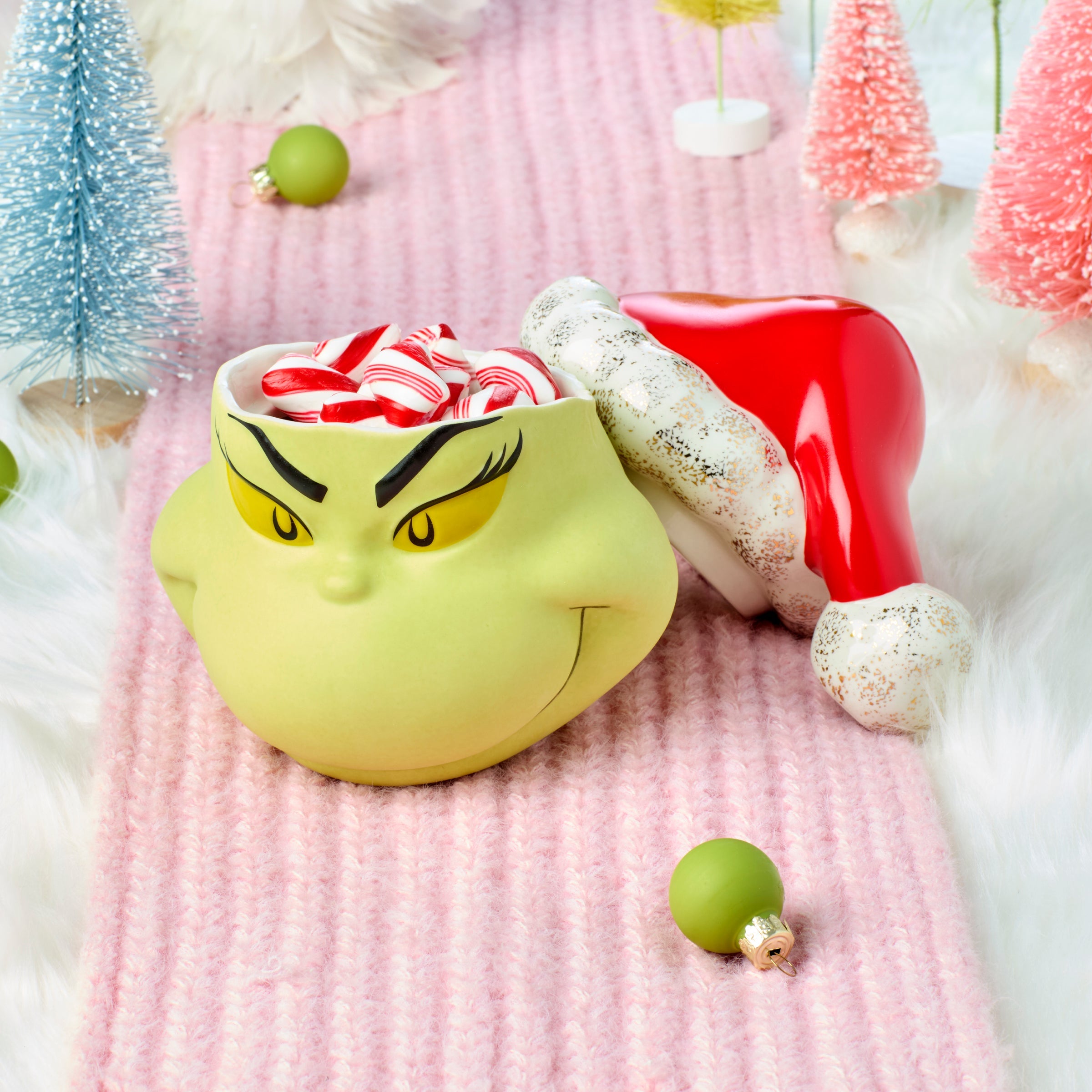 Merry Grinchmas Covered Candy Jar - Image 3
