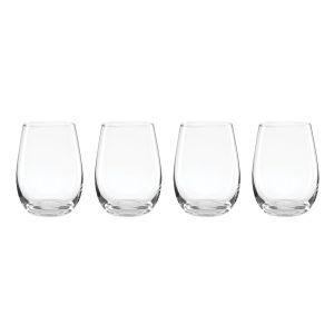 5 O'Clock Stemless Wine Glasses - Set Of 4