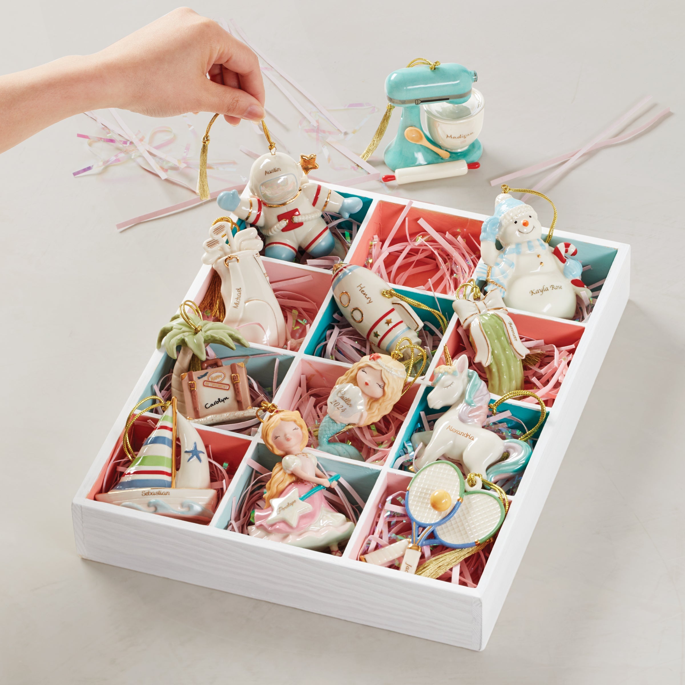 Personalized Rocket Ornament - Image 3