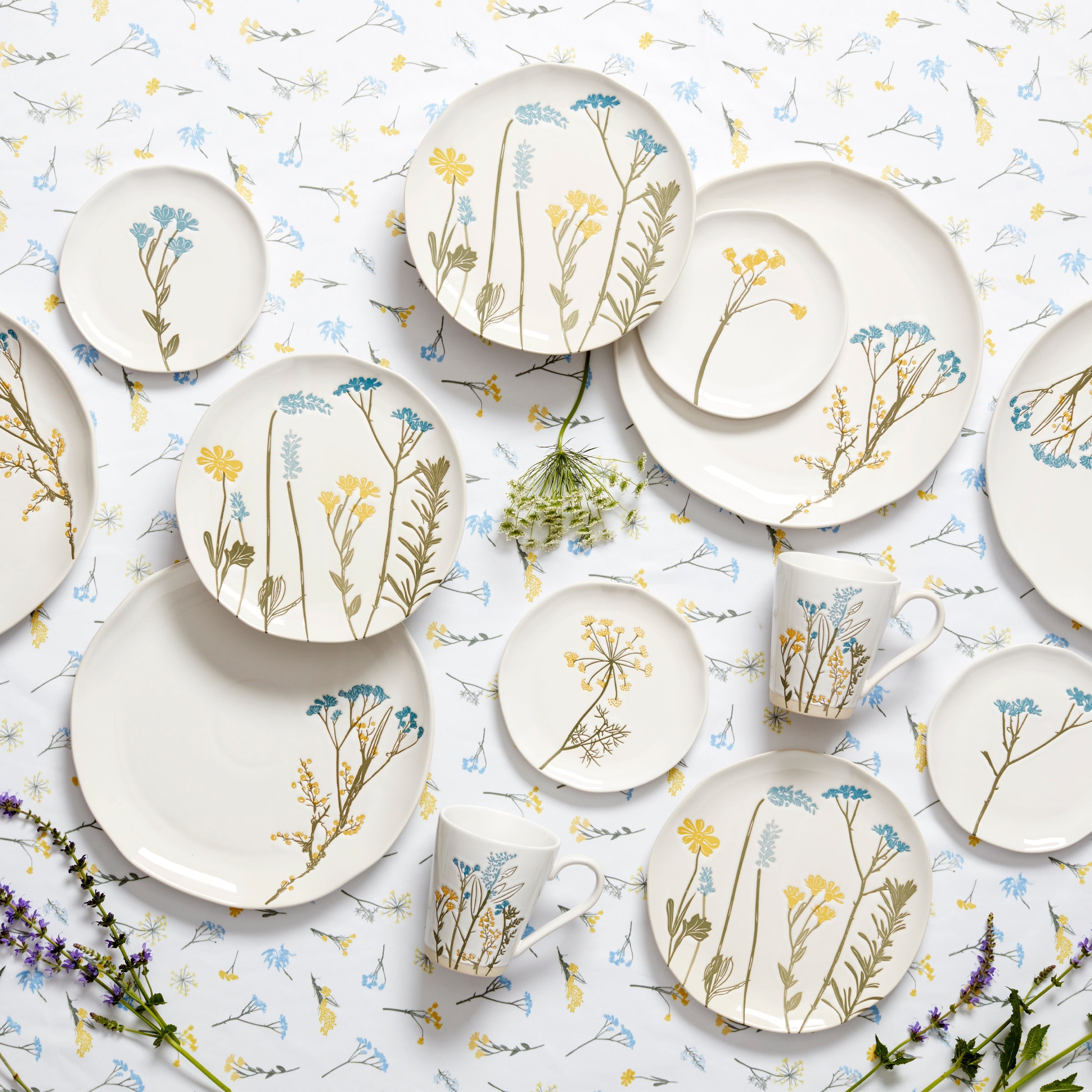 Wildflowers Dinner Plates - Set for 4 - Image 8