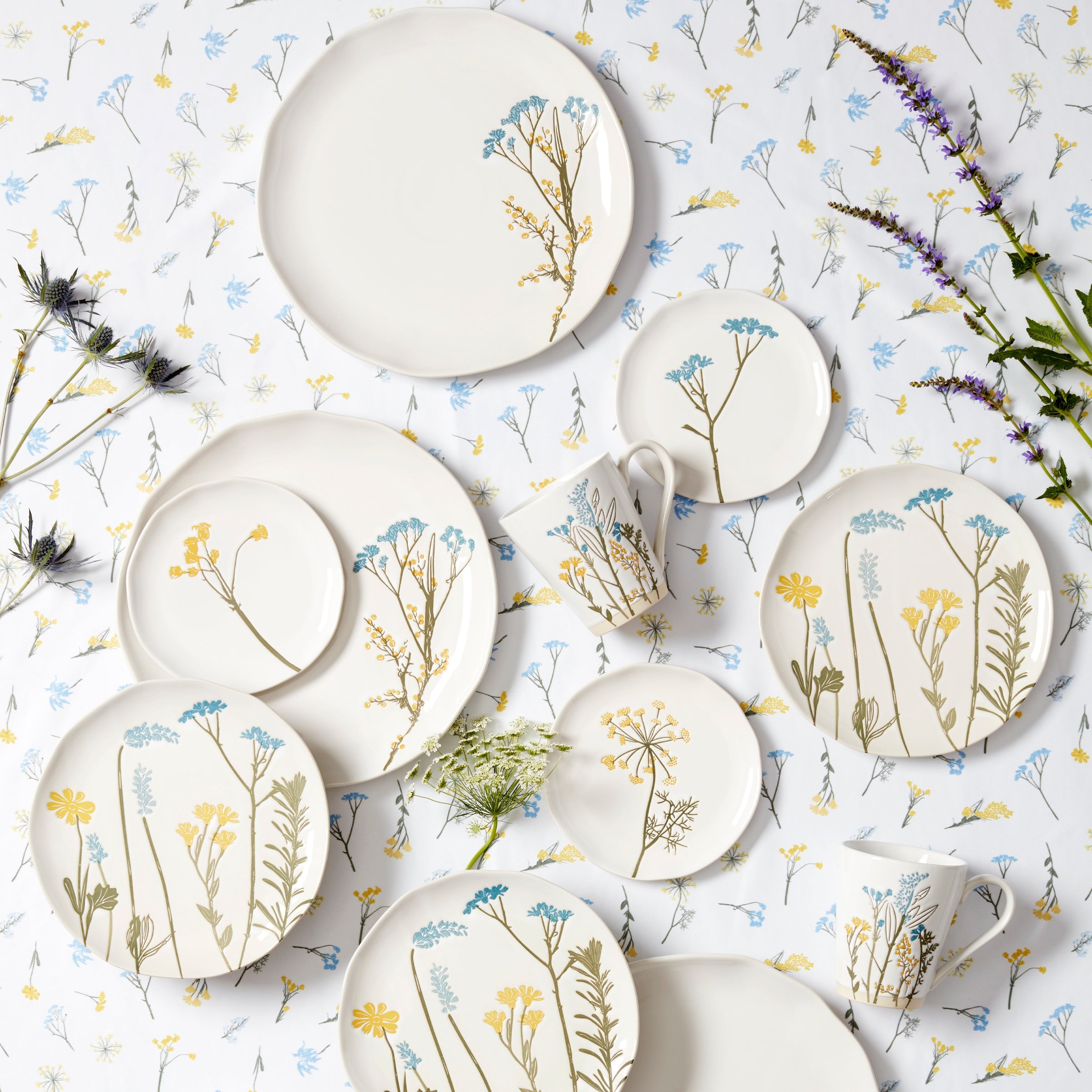 Wildflowers Dinner Plates - Set for 4 - Image 9