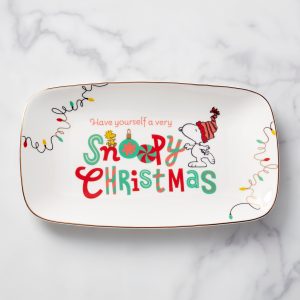Snoopy Christmas Hors d'Oeuvre Tray