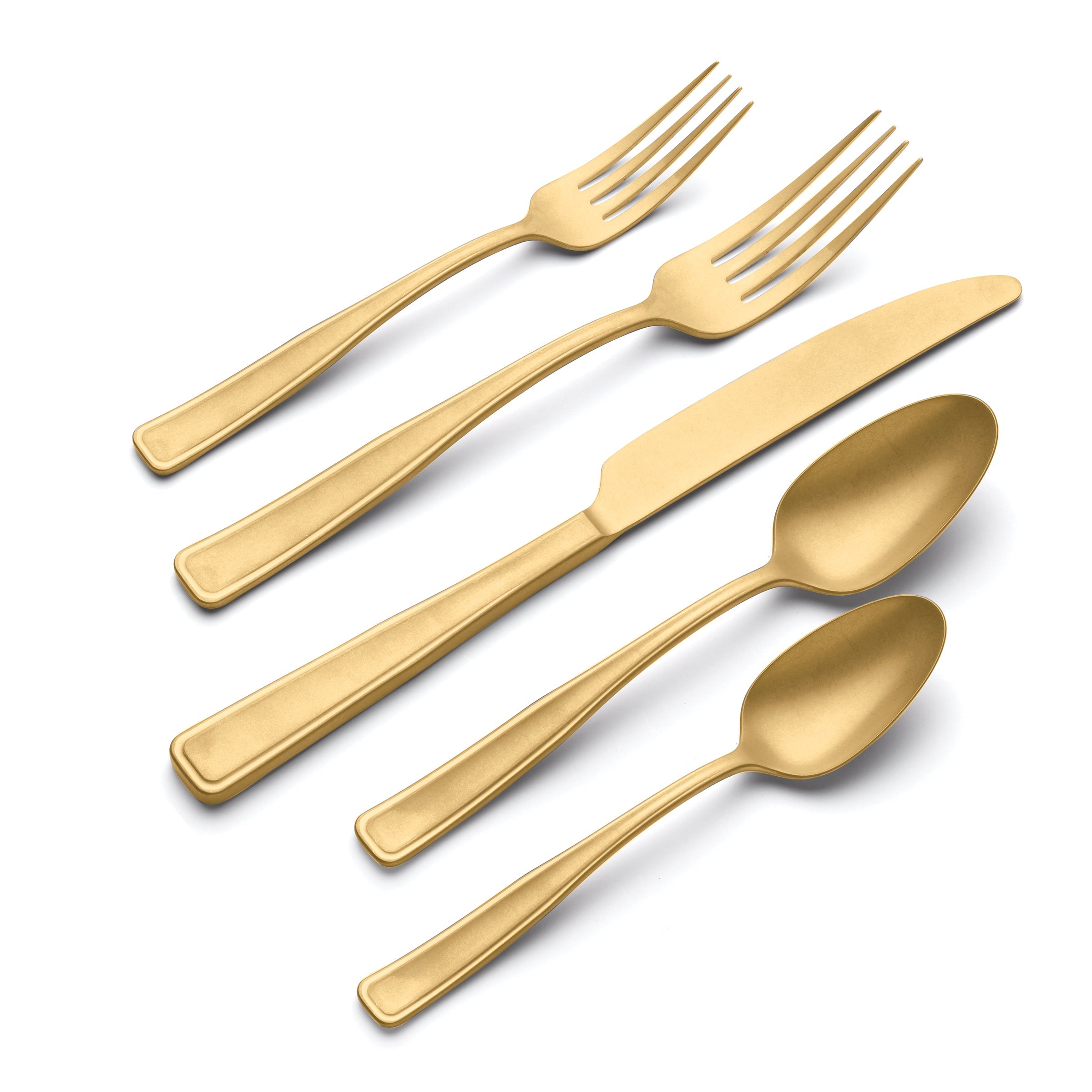 Reid Champagne Vintage 20 Piece Flatware Set - Image 3