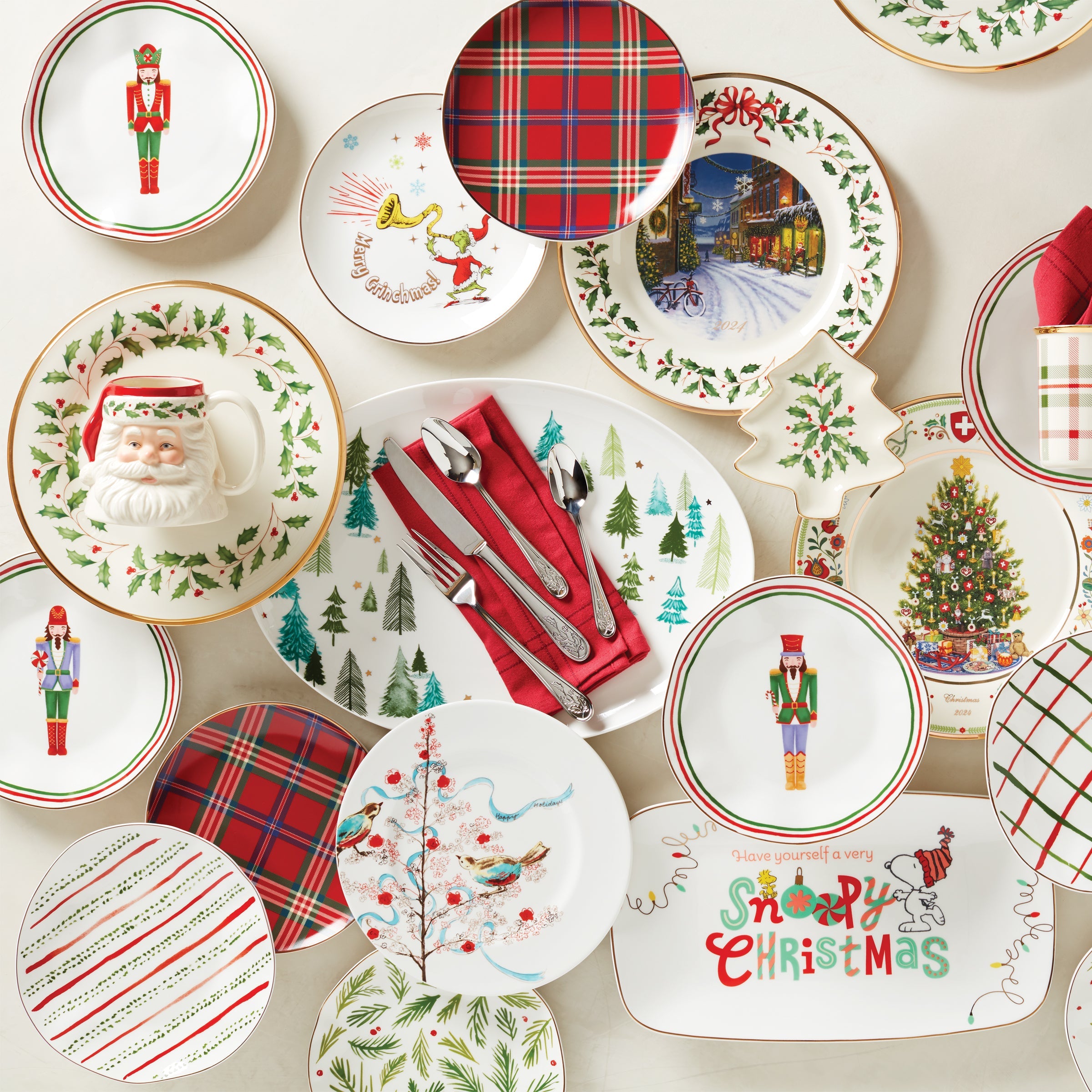 Holiday Dinnerware Dinner Plates - Set of 4 - Image 2