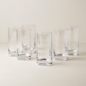 Tuscany Classics Cylinder Highball Glasses - Set Of 6