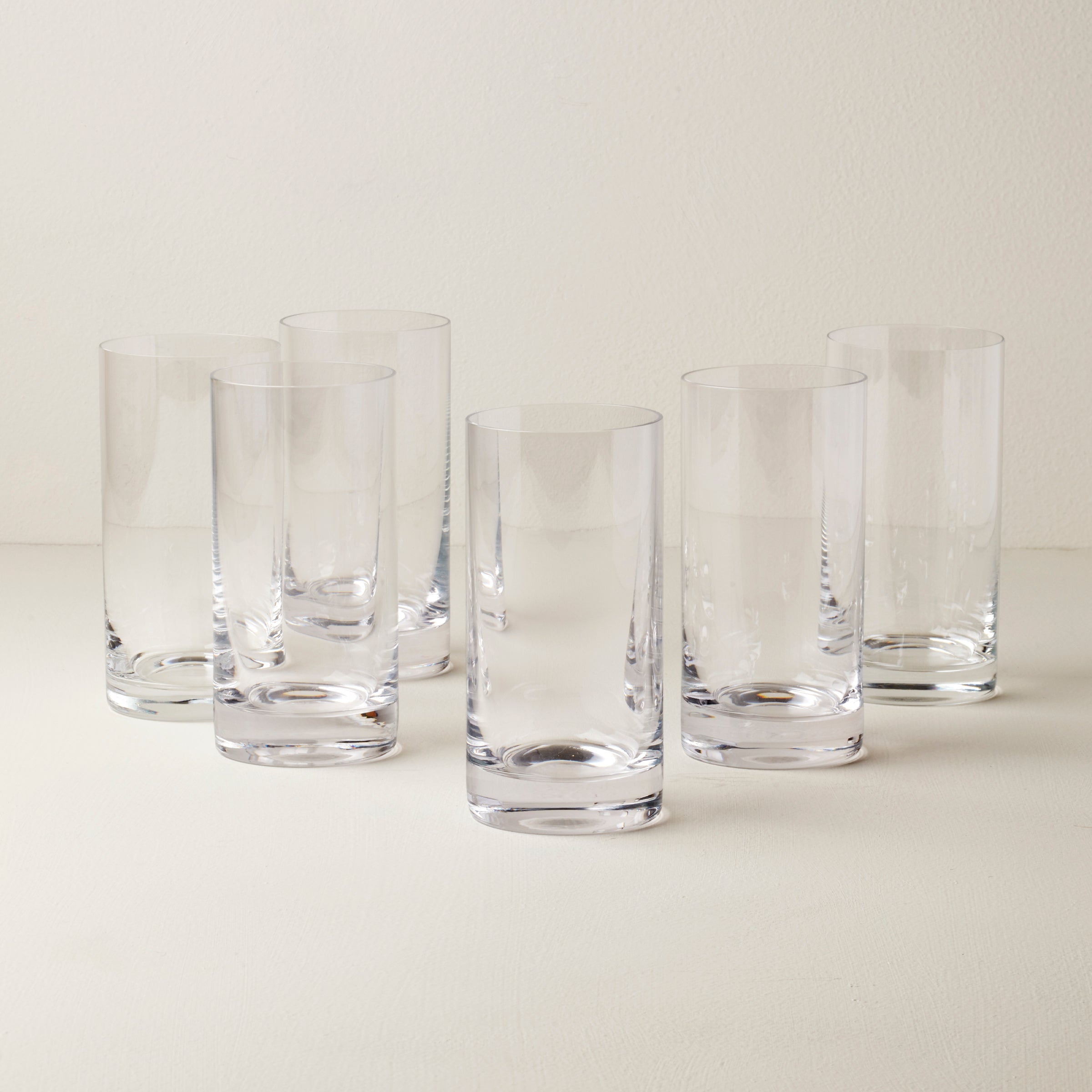Tuscany Classics Cylinder Highball Glasses - Set Of 6
