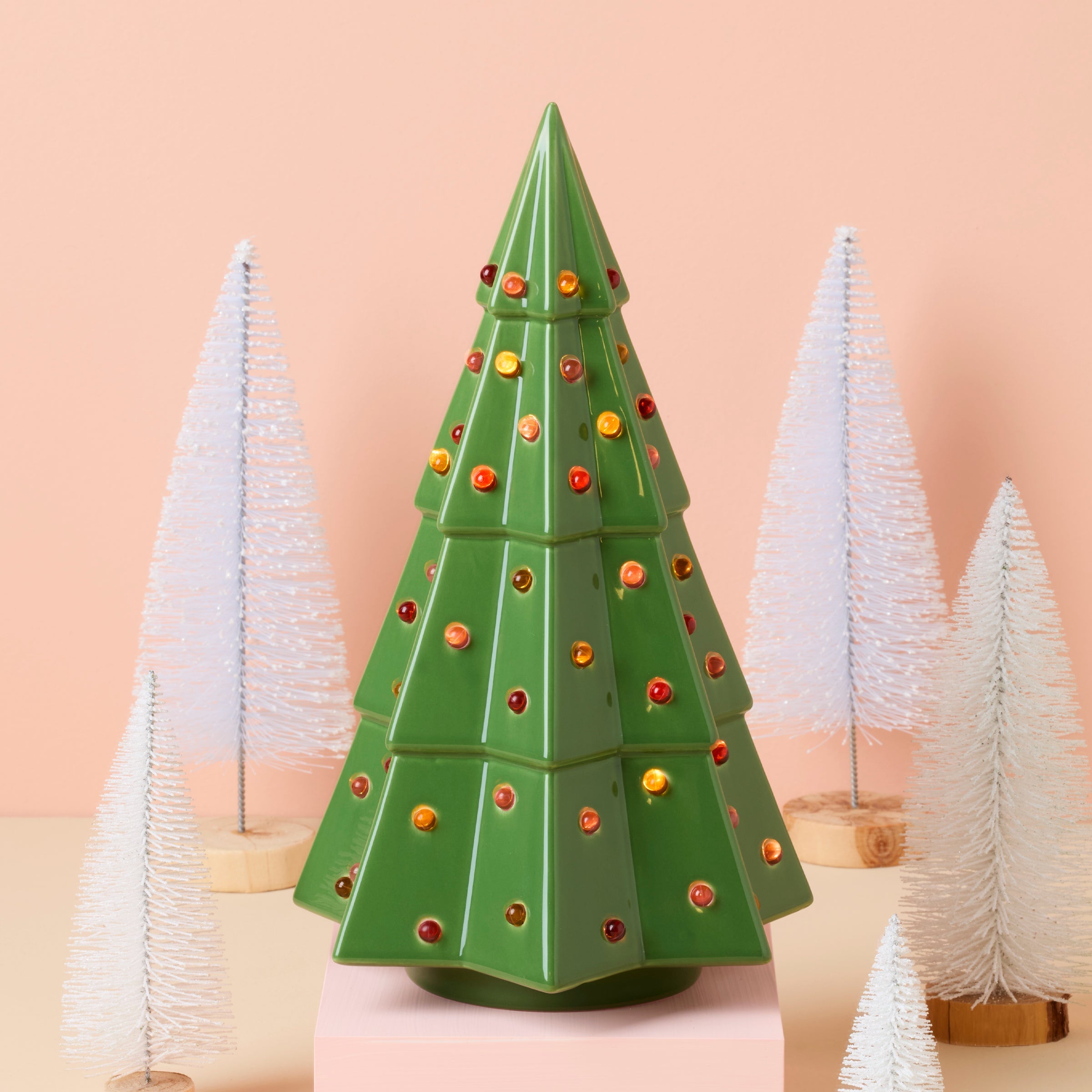Evergreen Large Lit Tree Figurine - Image 4