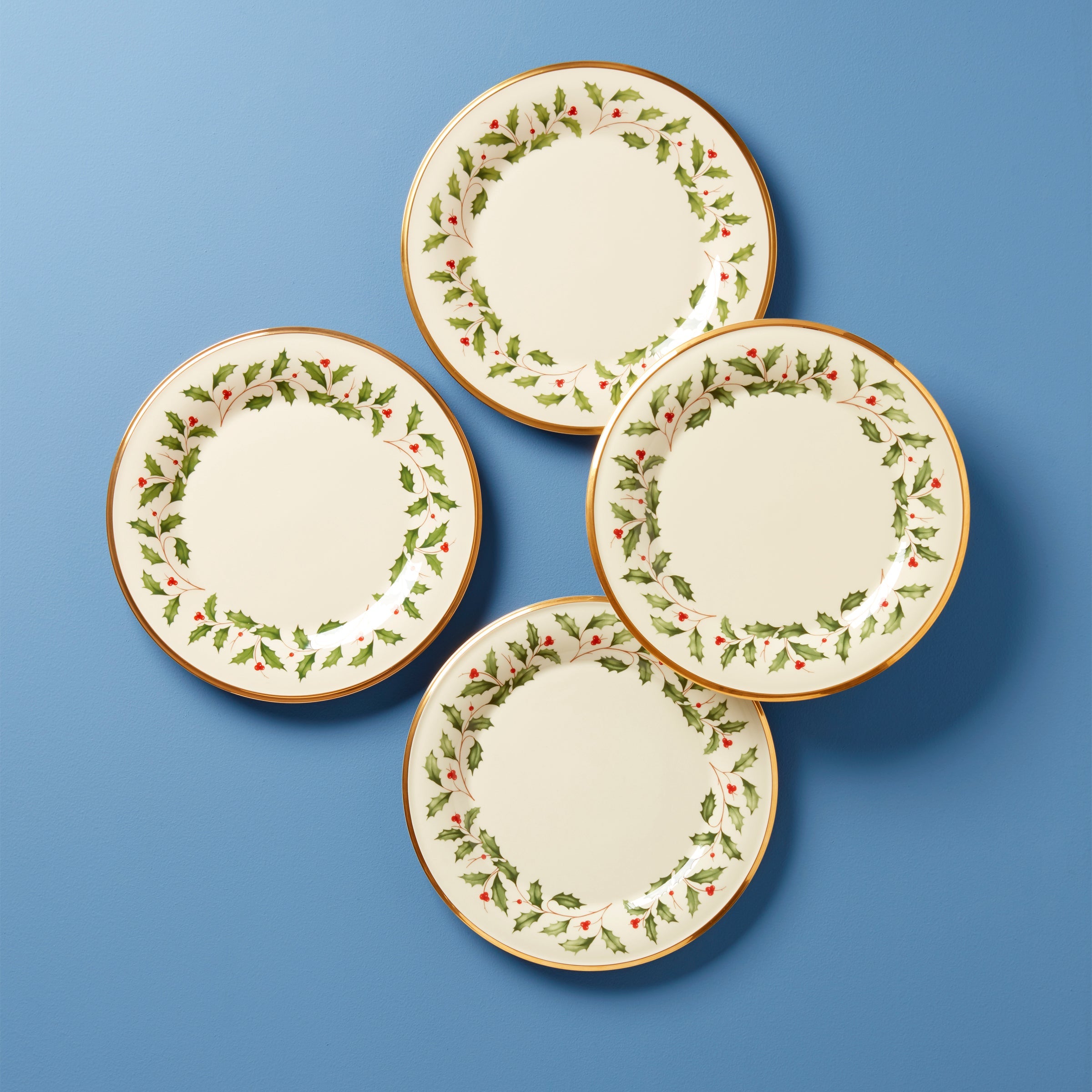 Holiday Dinnerware Dinner Plates - Set of 4