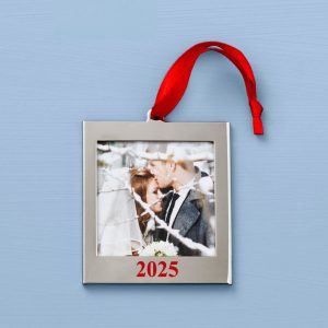 2025 Frame Charm Silverplate Ornament