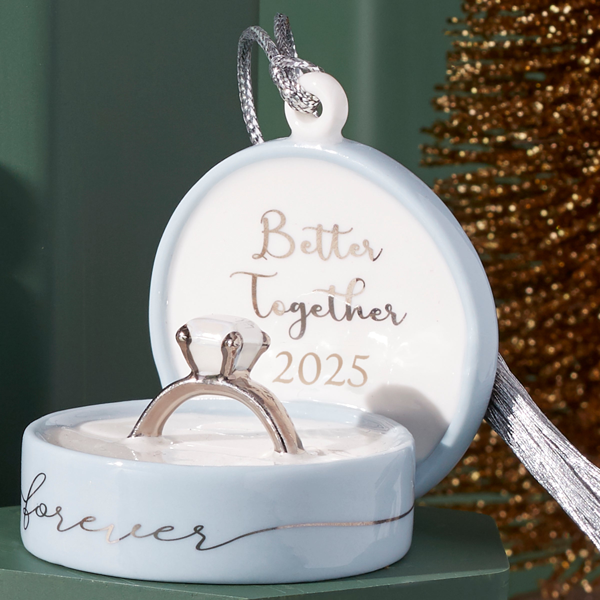 2025 Together Forever Ring Box Ornament - Image 2