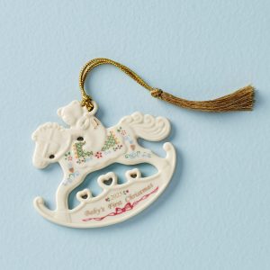2025 Baby's 1st Christmas Rocking Horse Ornament