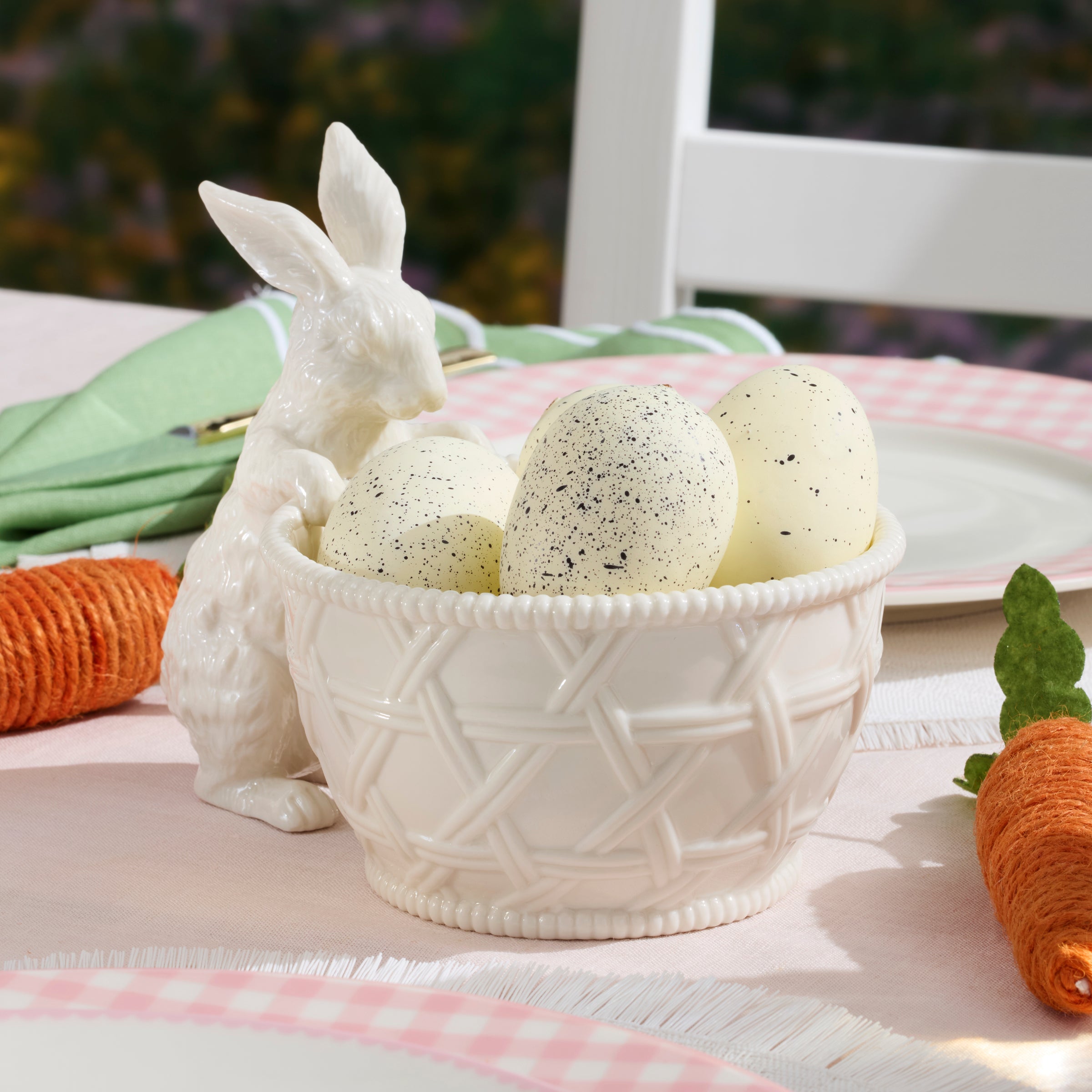 Wicker Creek Bunny Candy Dish - Image 3