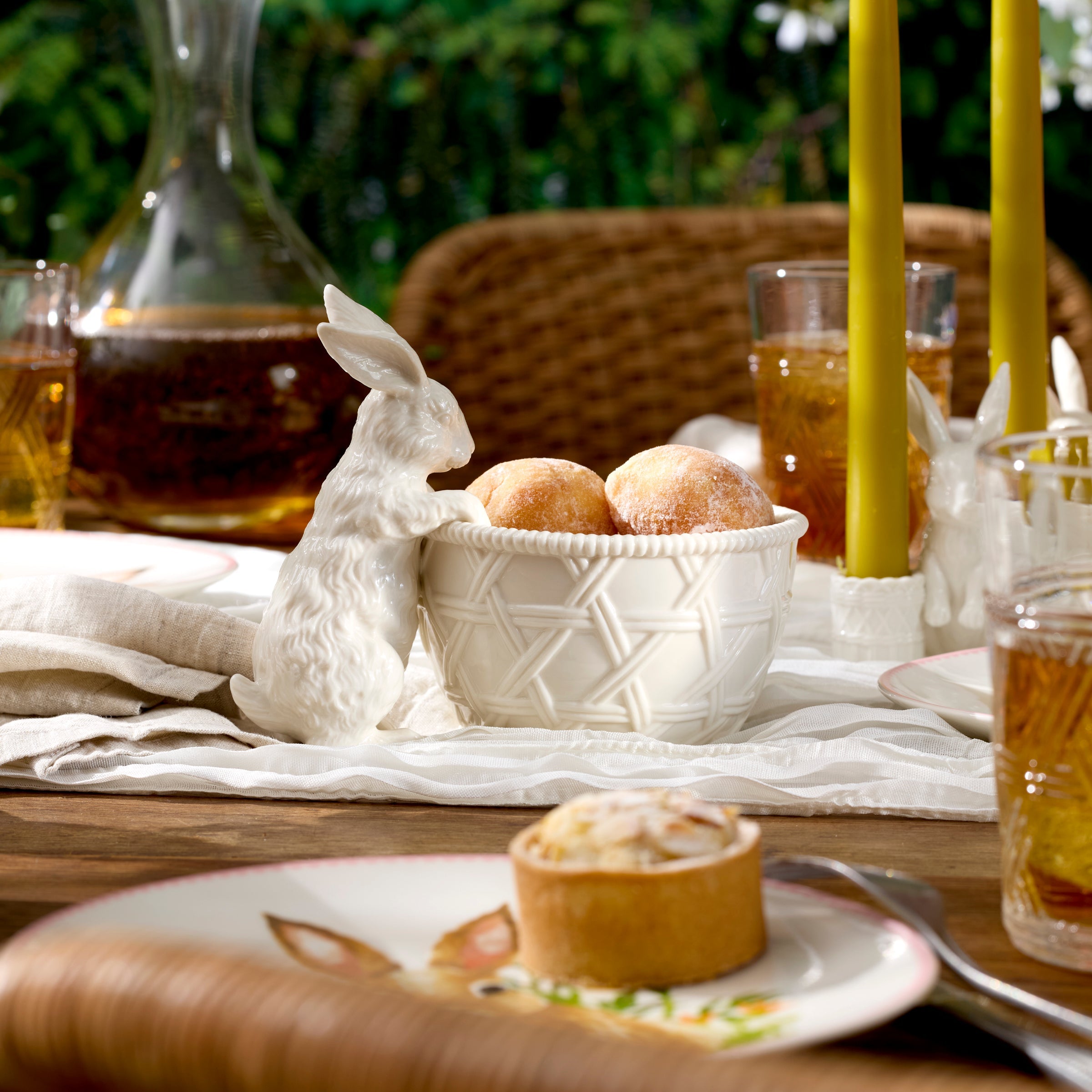 Wicker Creek Bunny Candy Dish - Image 2