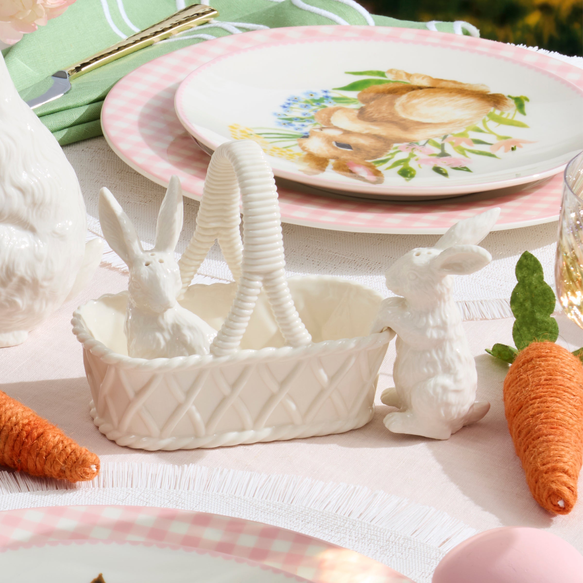Wicker Creek Bunny Salt & Pepper Set - Image 3