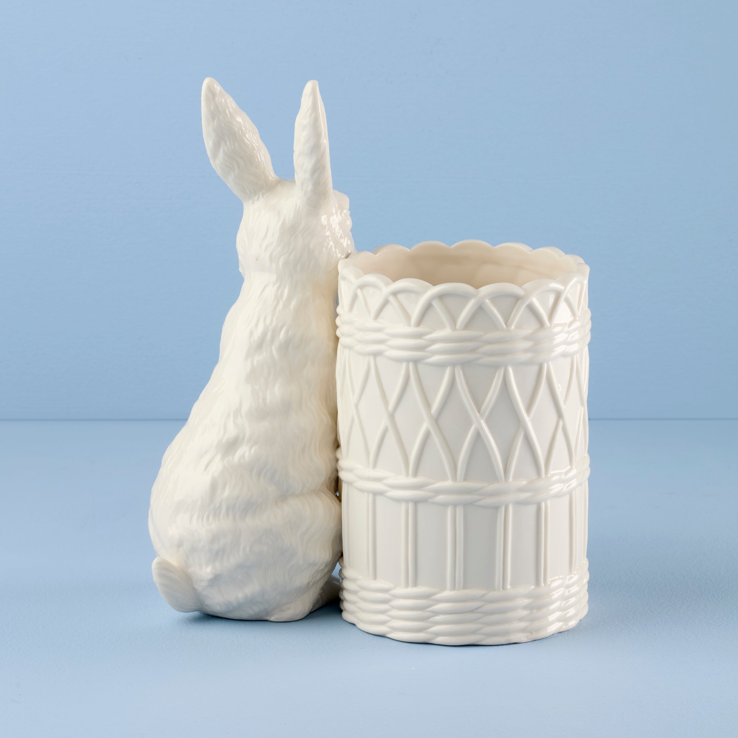 Wicker Creek Bunny Vase - Image 3
