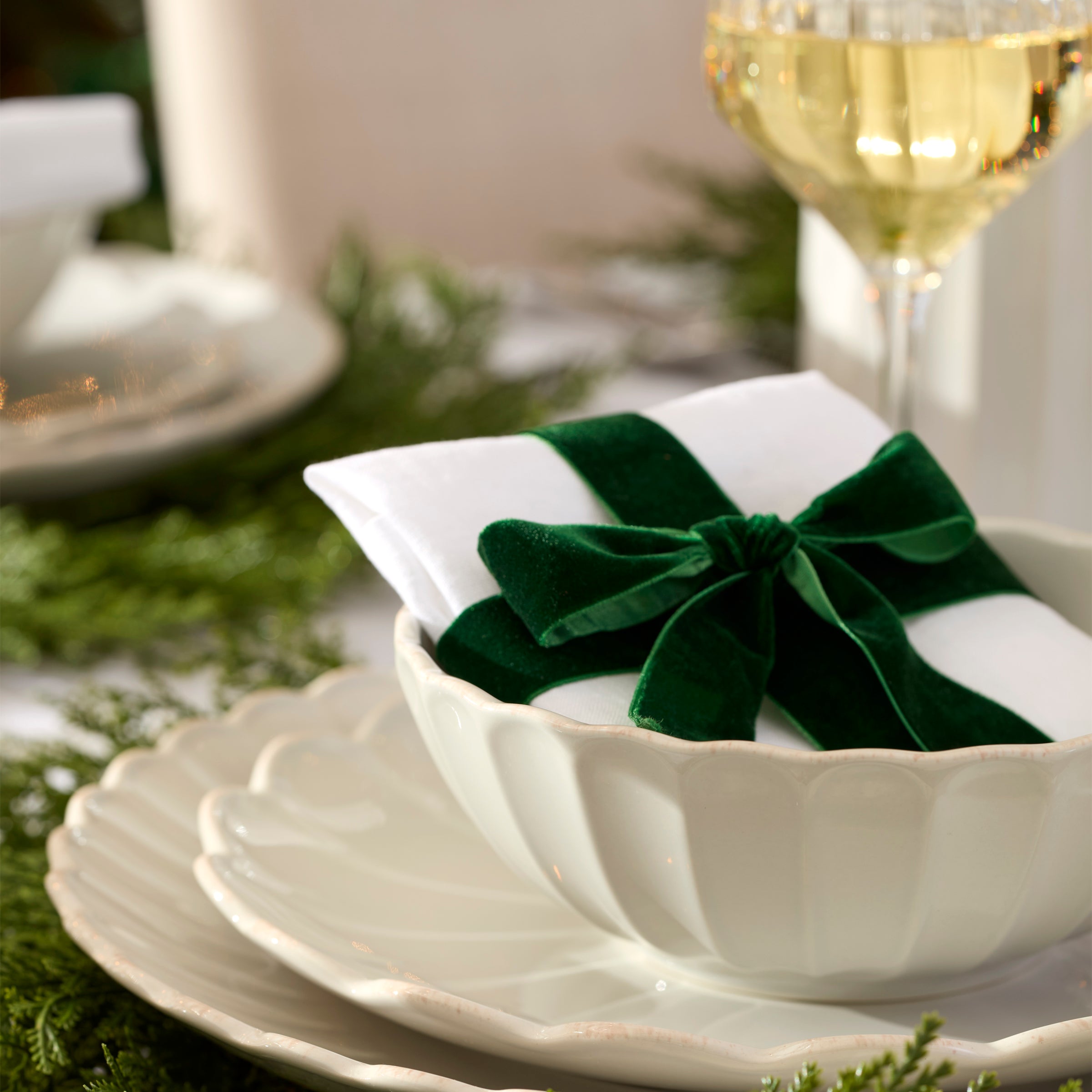 French Perle Scallop All-Purpose Bowls - Set of 4 - Image 5