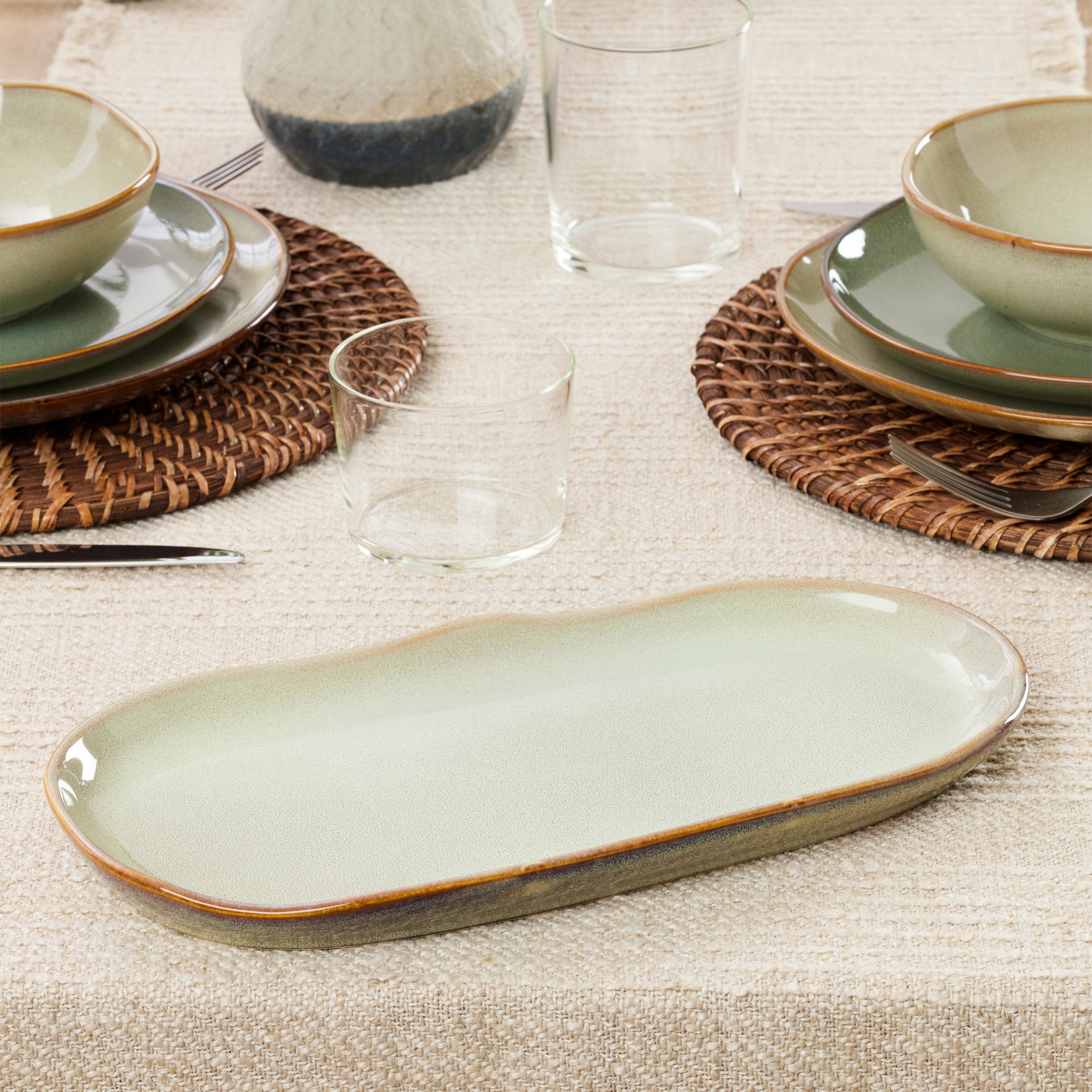 Organic Shades Green 2-Piece Serving Set - Image 5