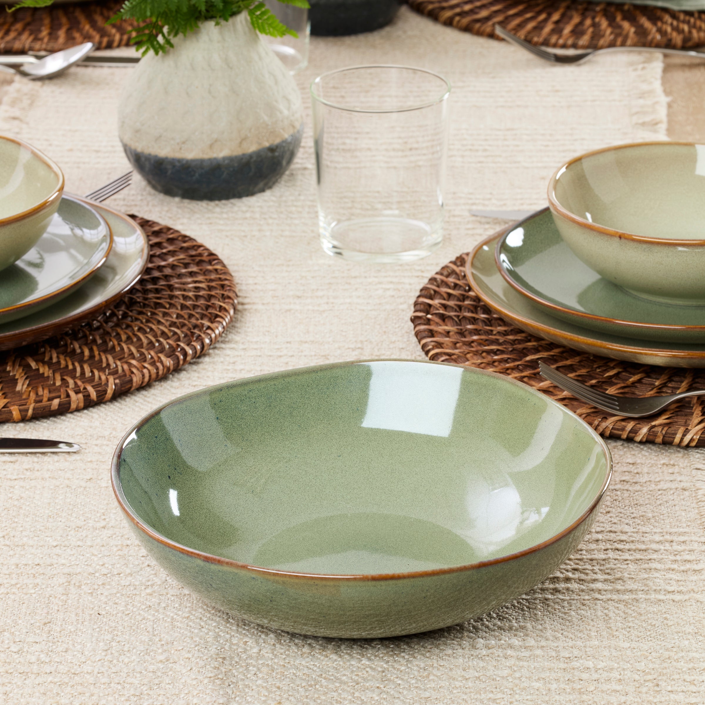 Organic Shades Green 2-Piece Serving Set - Image 4