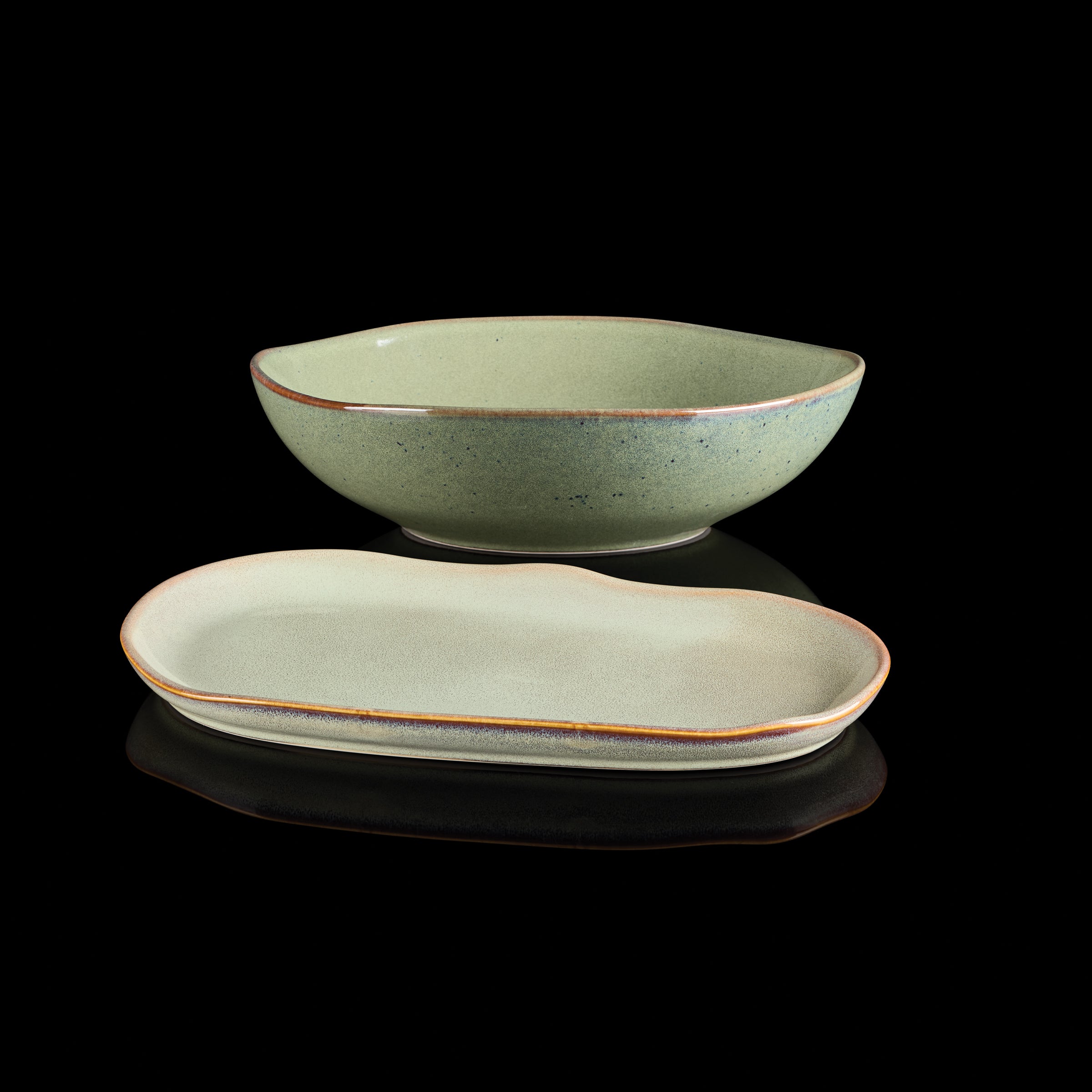 Organic Shades Green 2-Piece Serving Set - Image 7