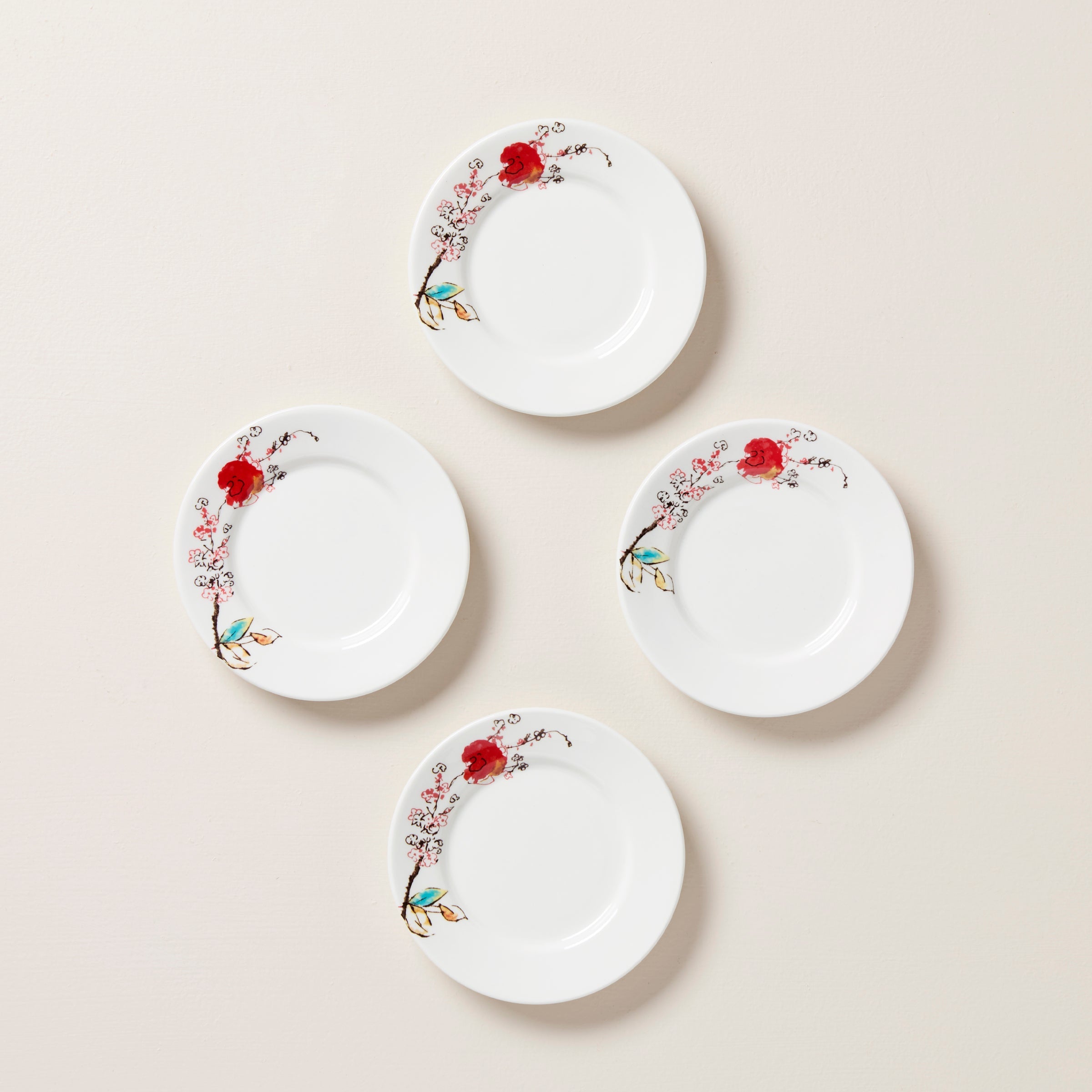 Chirp Saucers/Party Plates - Set of 4