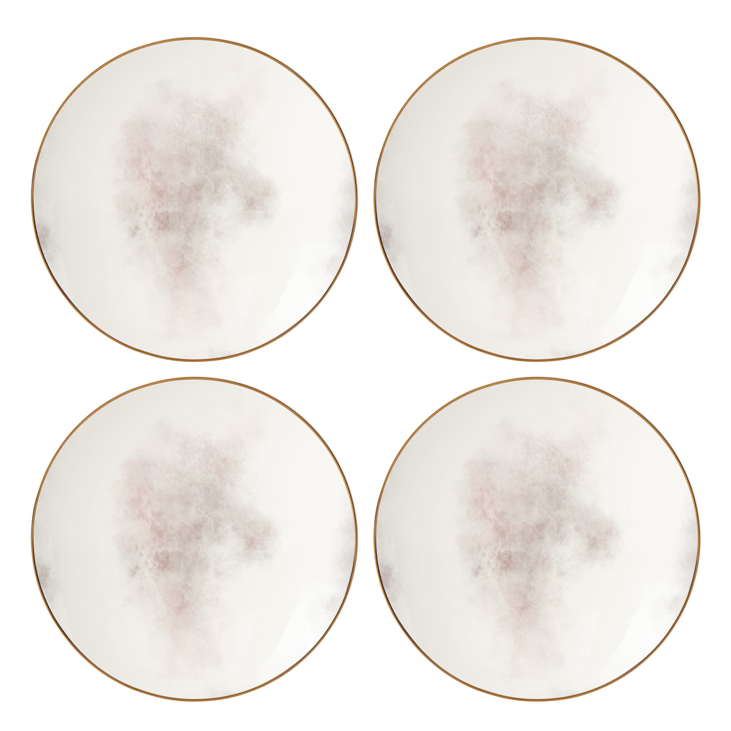 Trianna Coupe Salad Plates - Set of 4