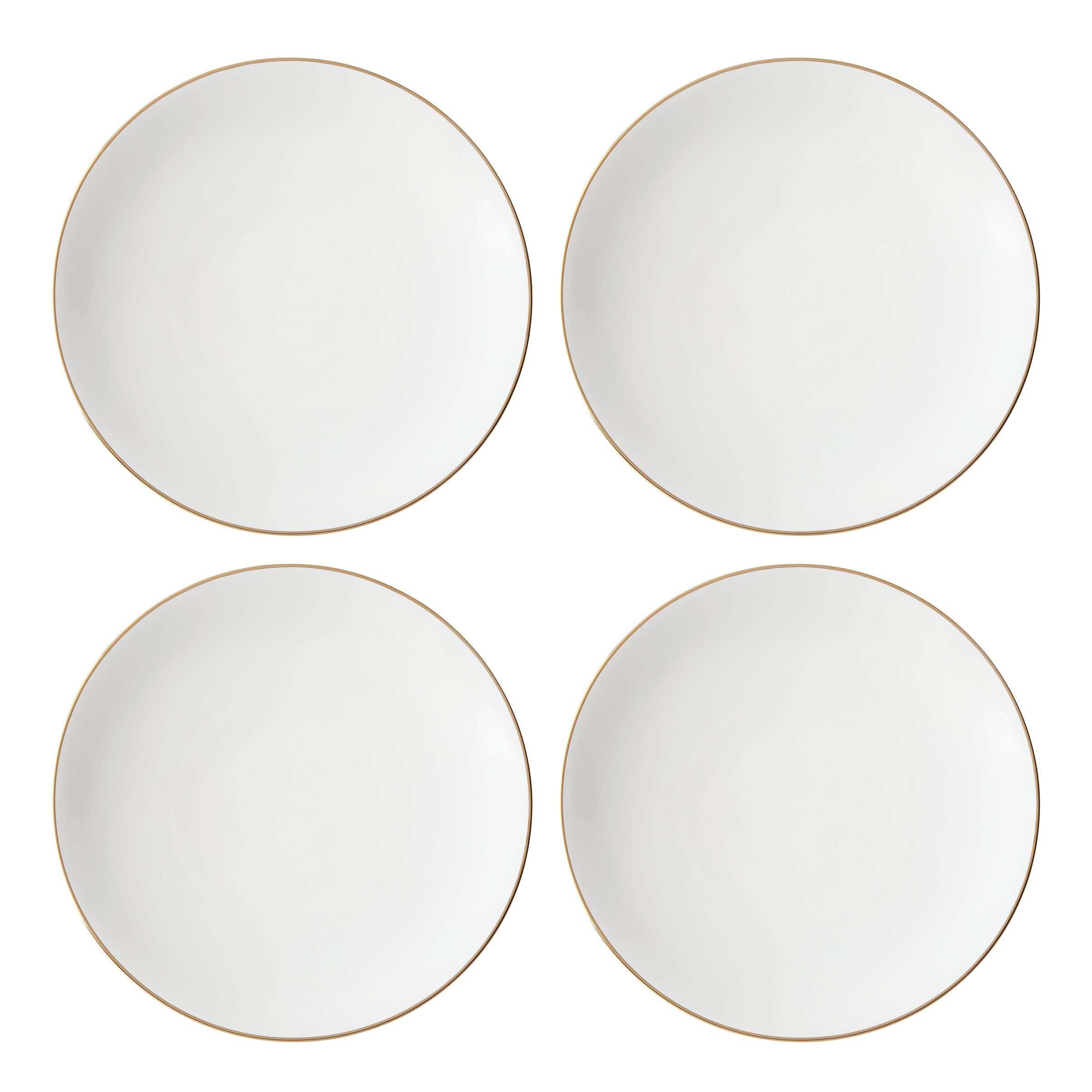 Trianna Coupe Dinner Plates - Set of 4