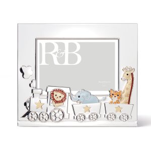 Animal Train Silverplate 5 X 7 Frame
