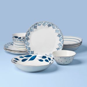 Blue Bay 12-Piece Dinnerware Set