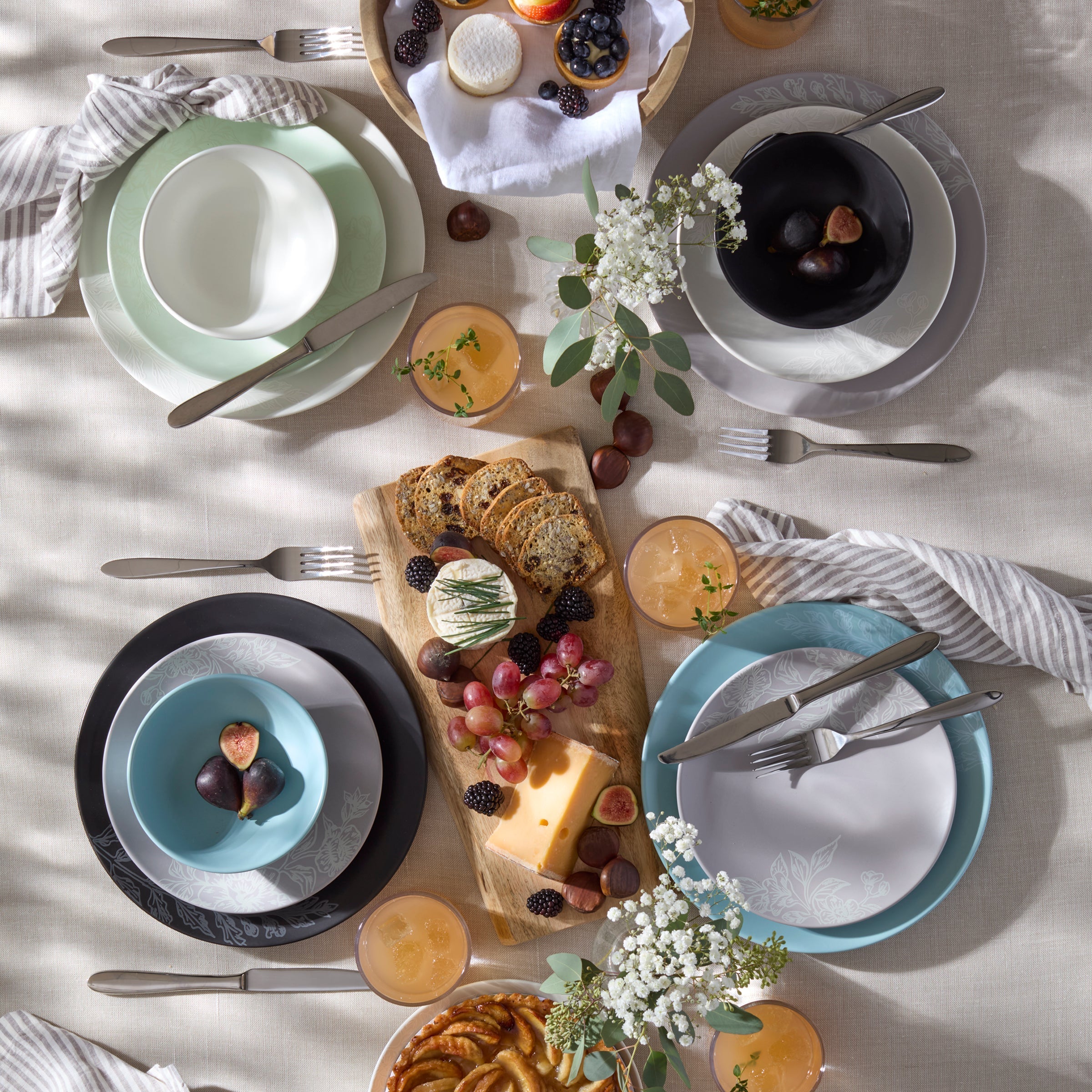 Roseto Pumice 12-Piece Dinnerware Set - Image 8