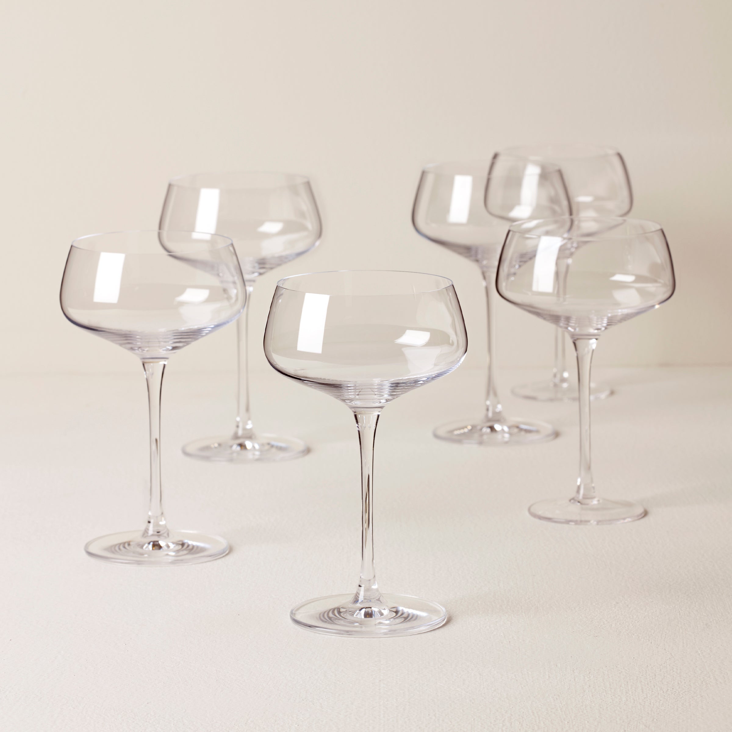 Tuscany Classics Angled Coupe Glasses - Set Of 6