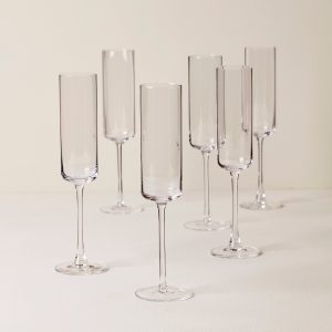 Tuscany Classics Straight Flute Glasses - Set Of 6
