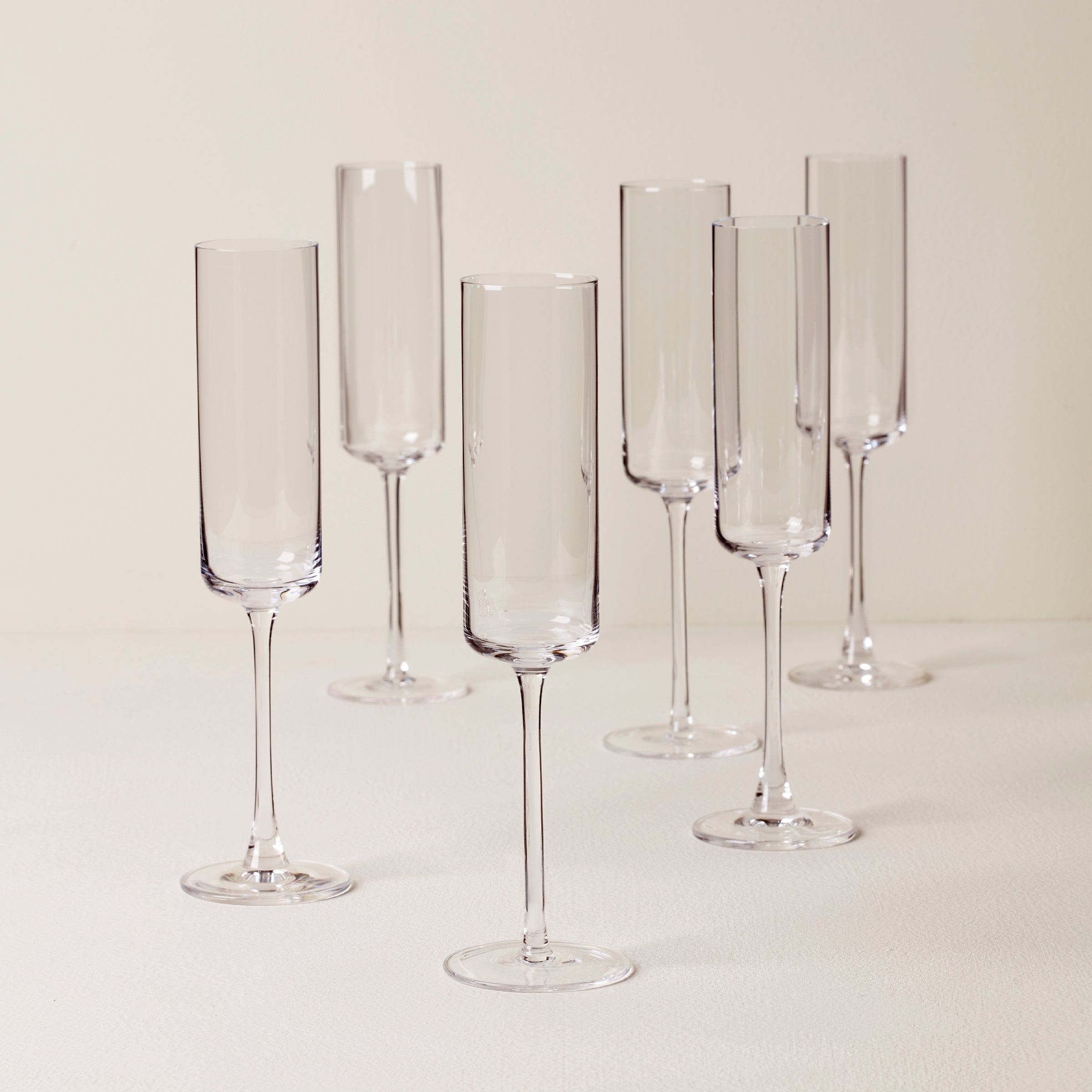 Tuscany Classics Straight Flute Glasses - Set Of 6