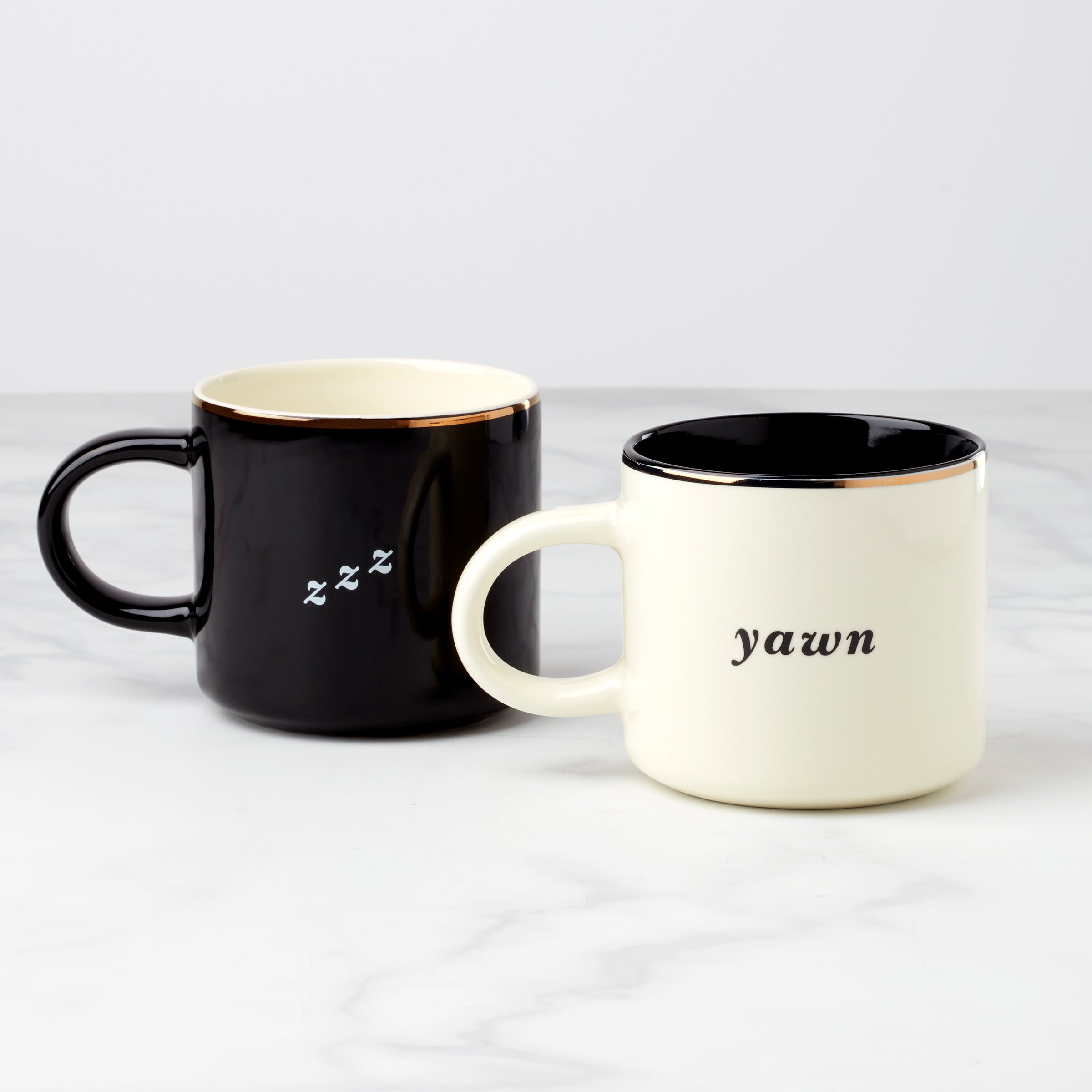 Two of a Kind Yawn & Zzz Mugs - Set of 2 - Image 2