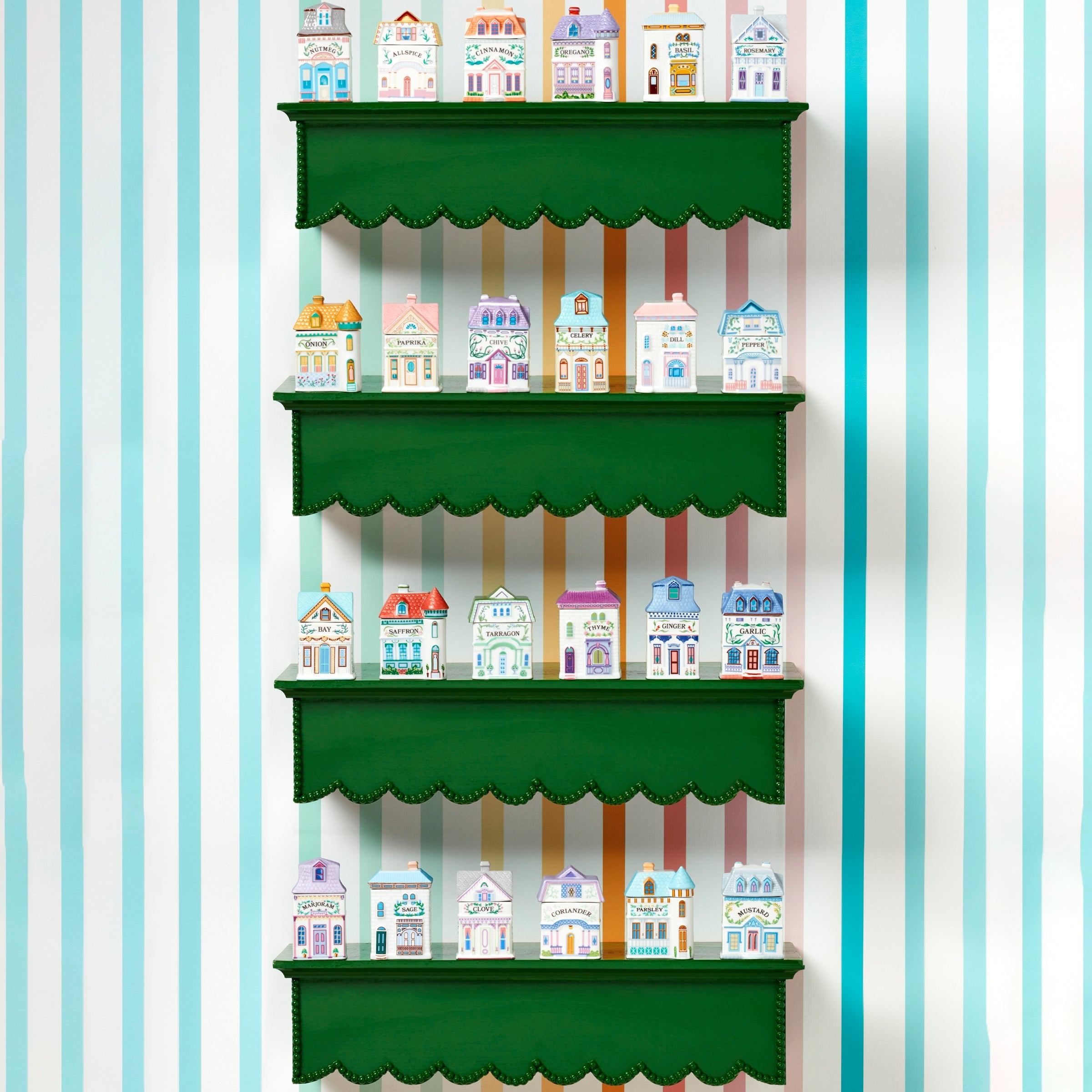 Lenox Spice Village 6-Piece Spice Jar Set - Rustic - Image 3